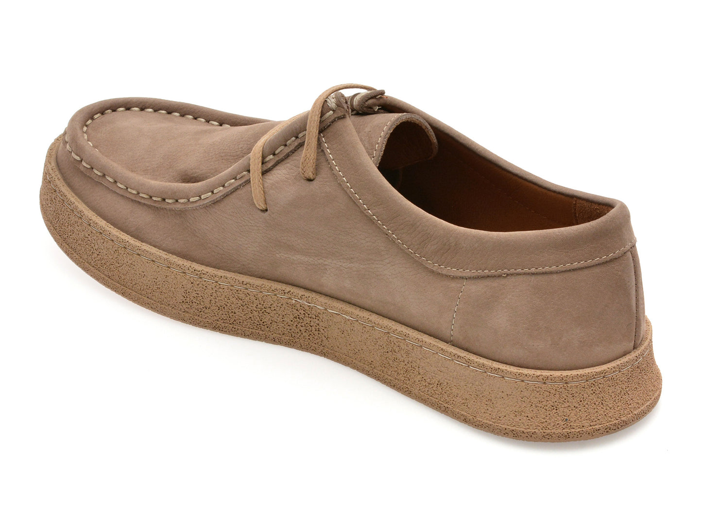 Mocasini GRYXA kaki, M71802, din nabuc