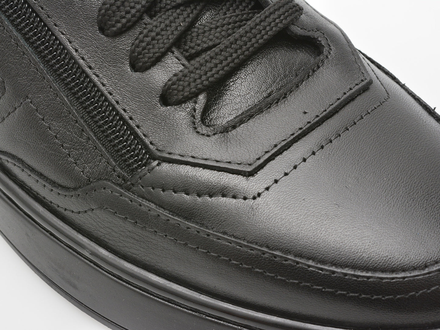 Pantofi sport GRYXA albi, MB1200, din piele naturala