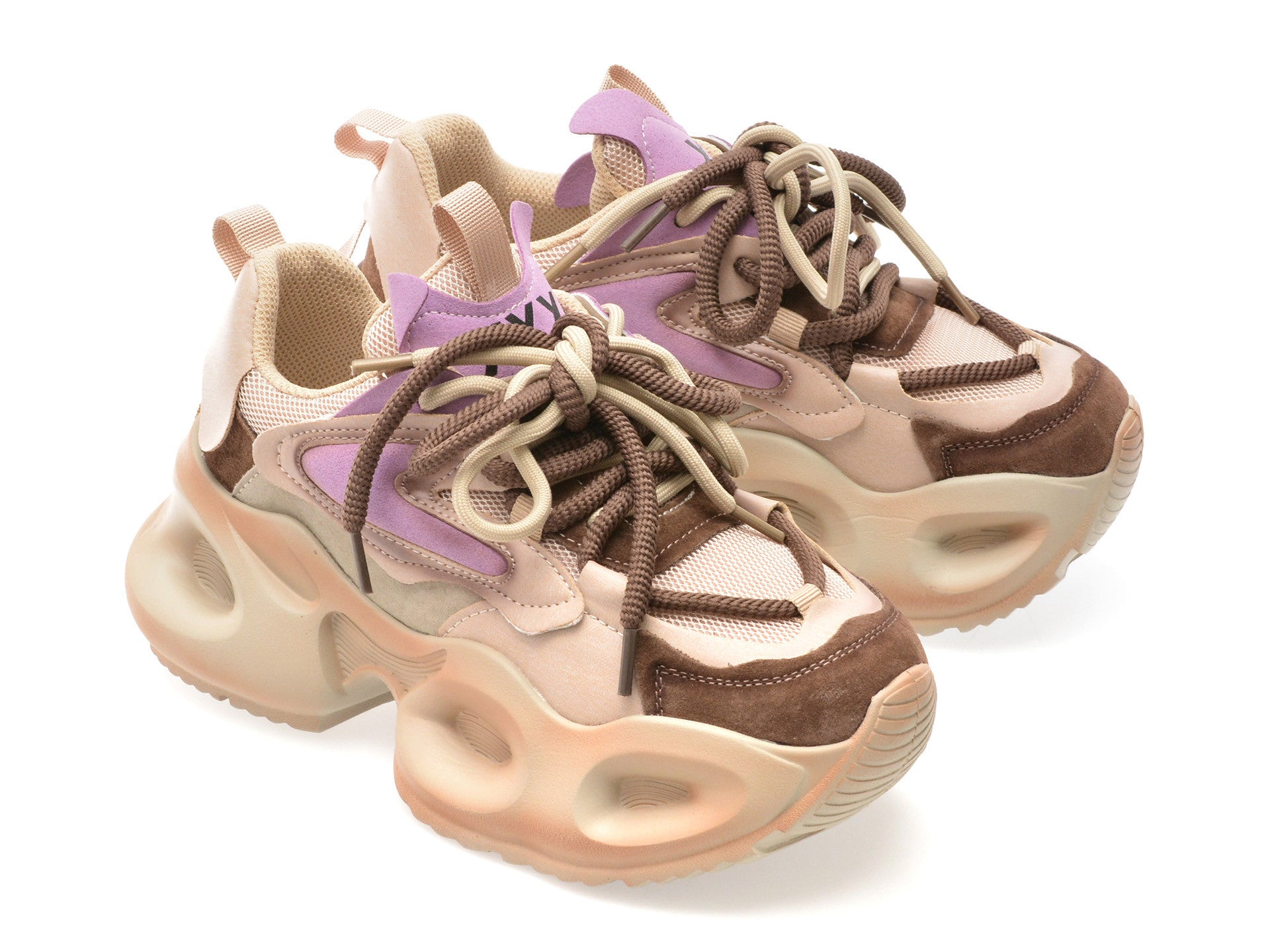 Pantofi sport GRYXA maro, 3039, din material textil