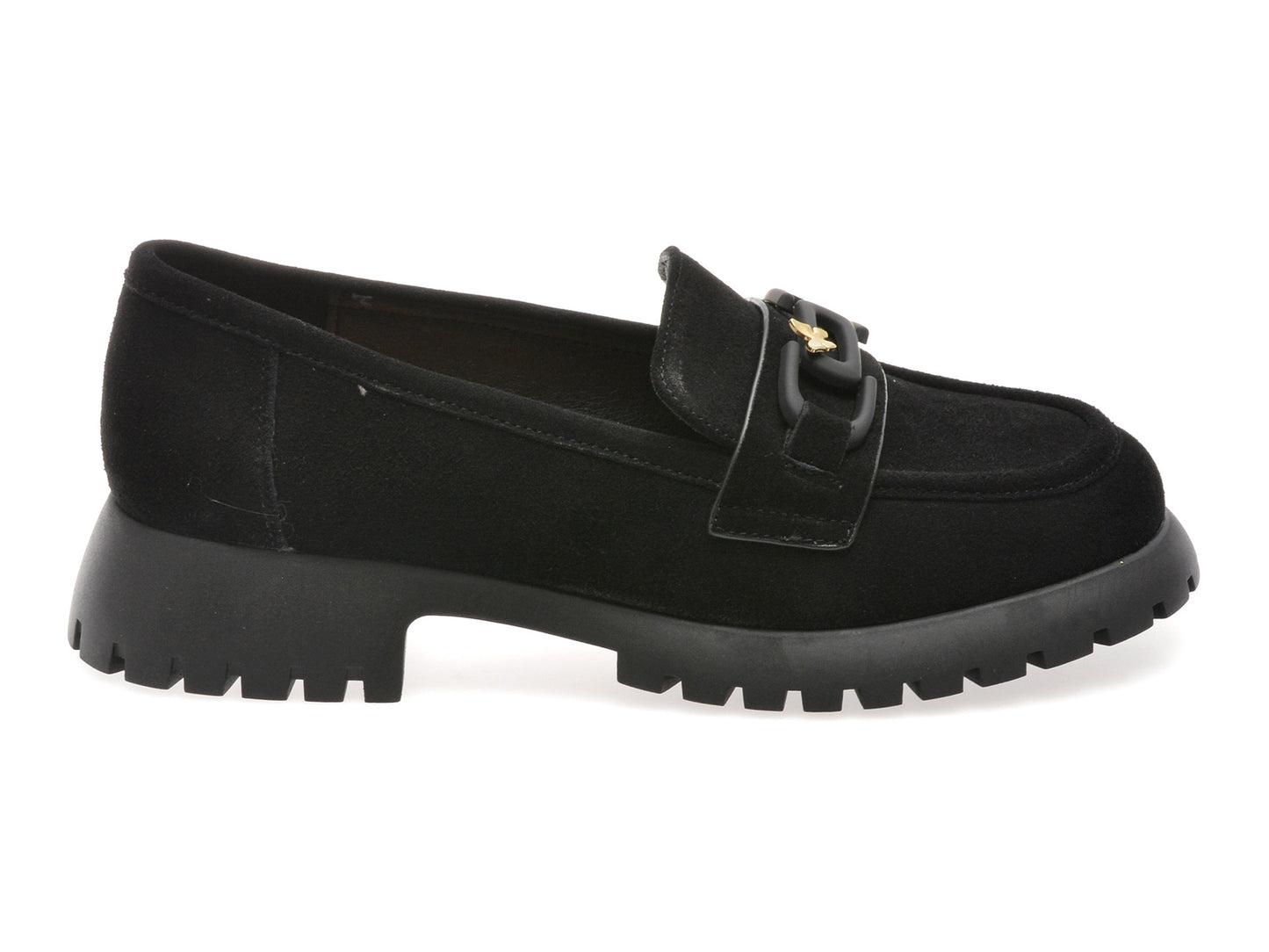 Mocasini GRYXA gri, V856G45, din piele intoarsa