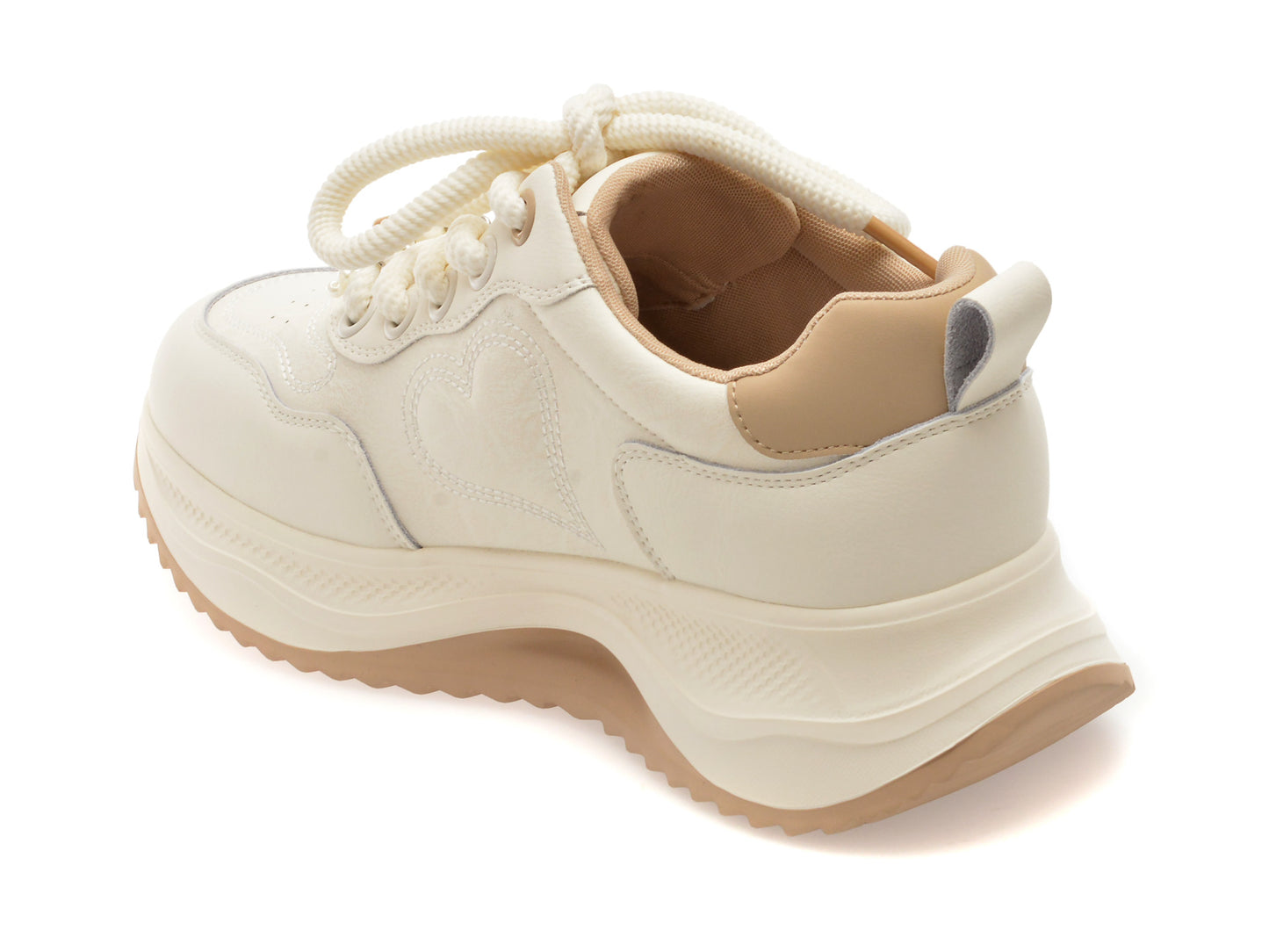 Pantofi sport GRYXA albi, 1165, din piele ecologica