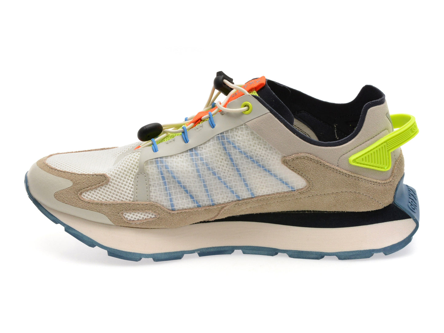 Pantofi sport GRYXA albi, 40049M, din material textil