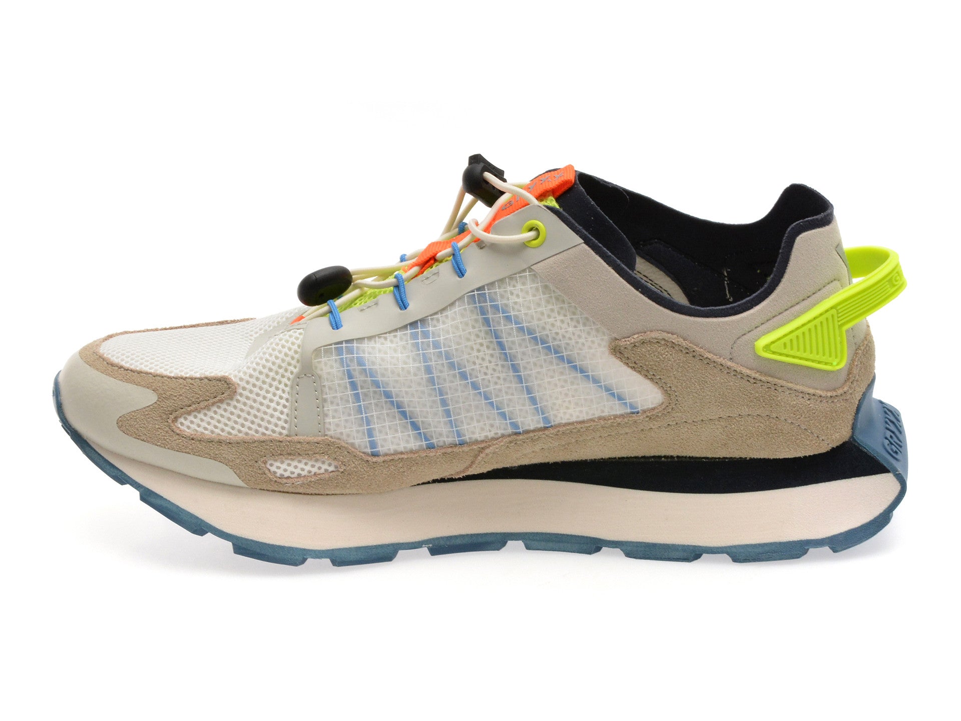 Pantofi sport GRYXA albi, 40049M, din material textil