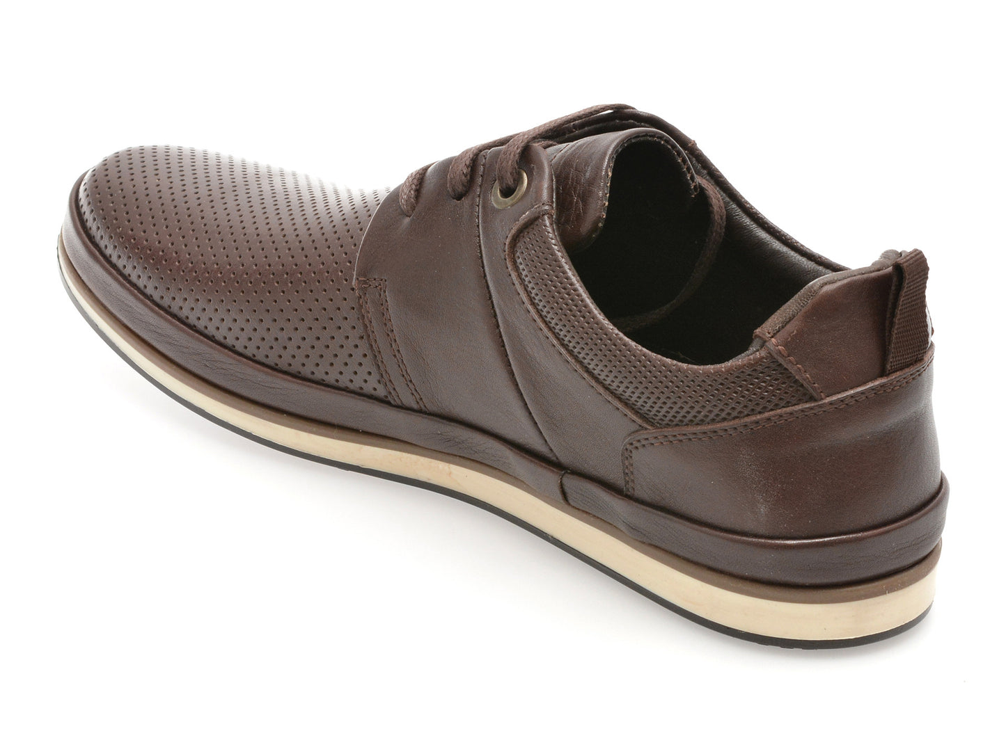 Pantofi GRYXA maro, M6819, din piele naturala