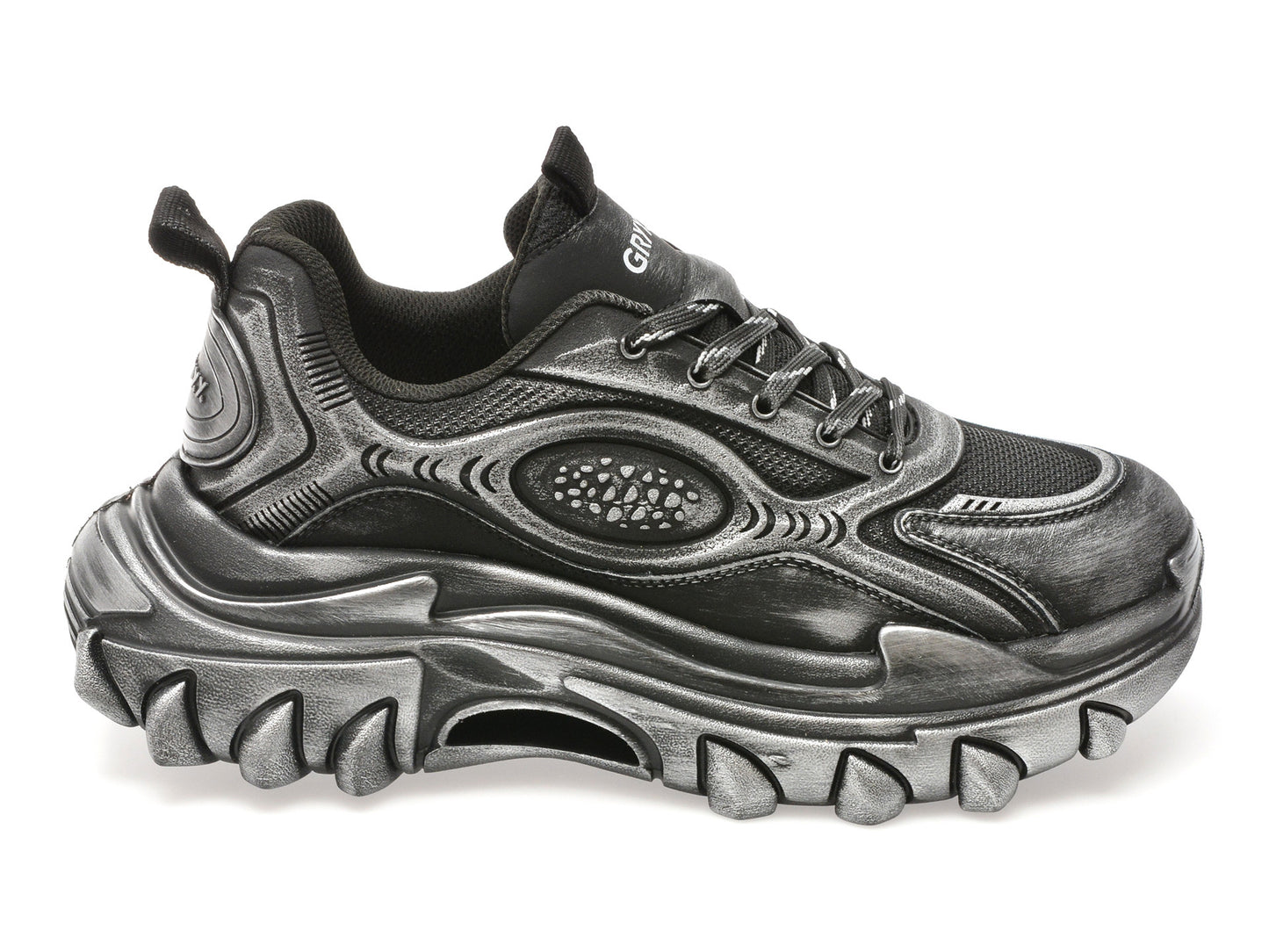 Pantofi sport GRYXA gri, 3833, din piele naturala
