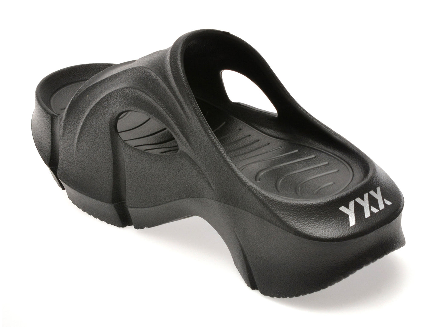 Papuci GRYXA negri, XY03, din pvc