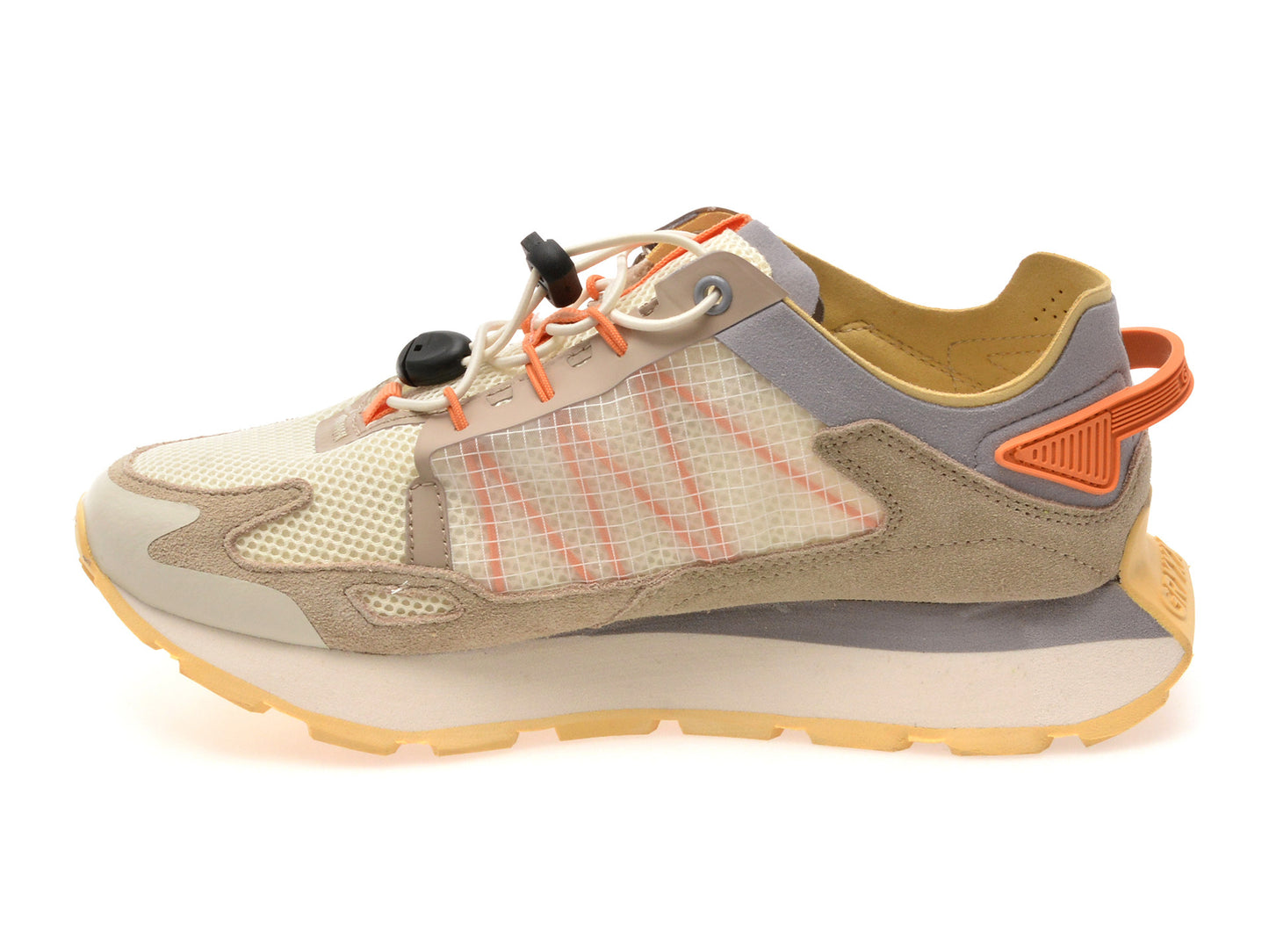 Pantofi sport GRYXA albi, 40049W, din material texil