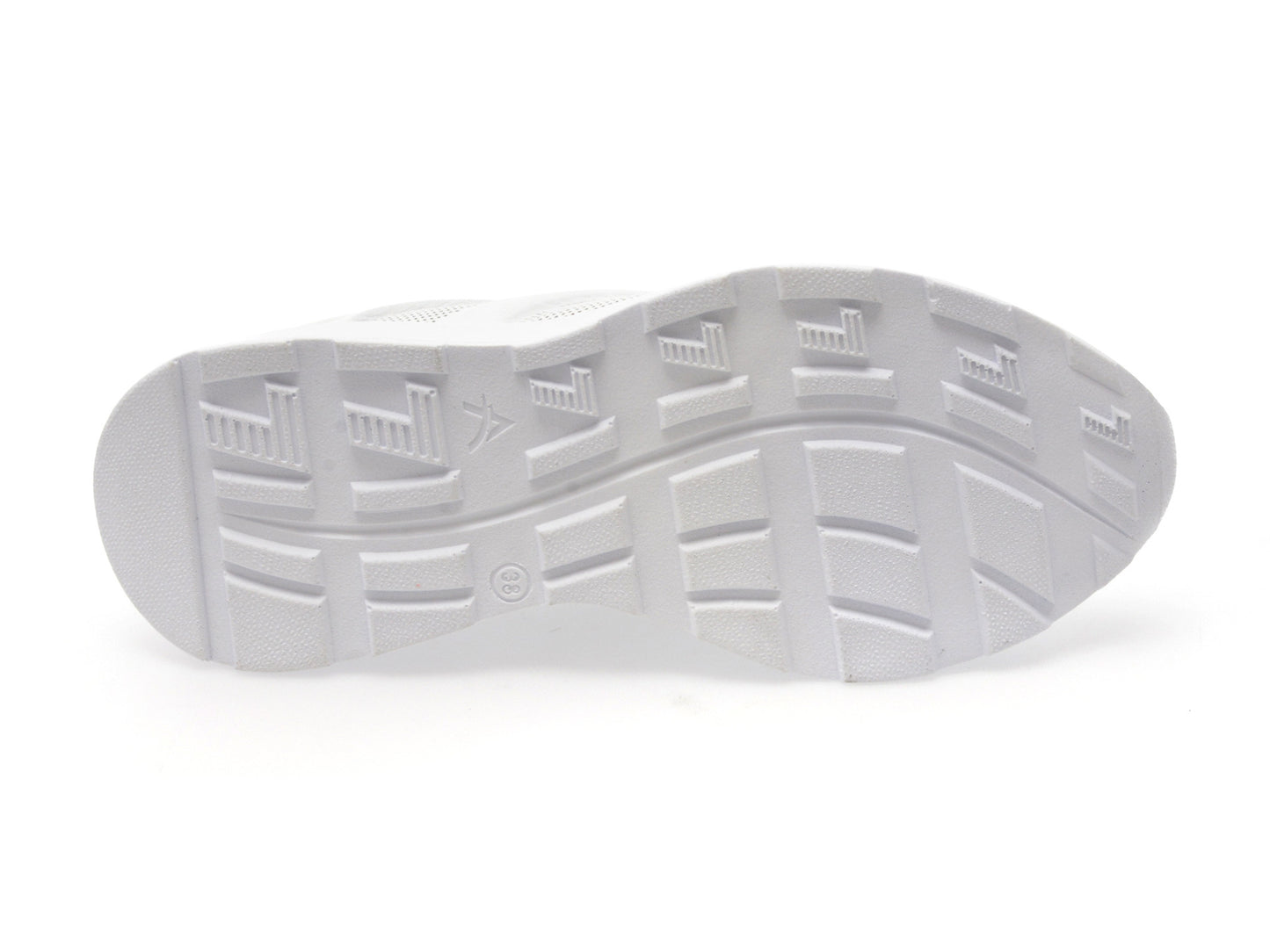Pantofi sport GRYXA albi, 92241, din piele naturala
