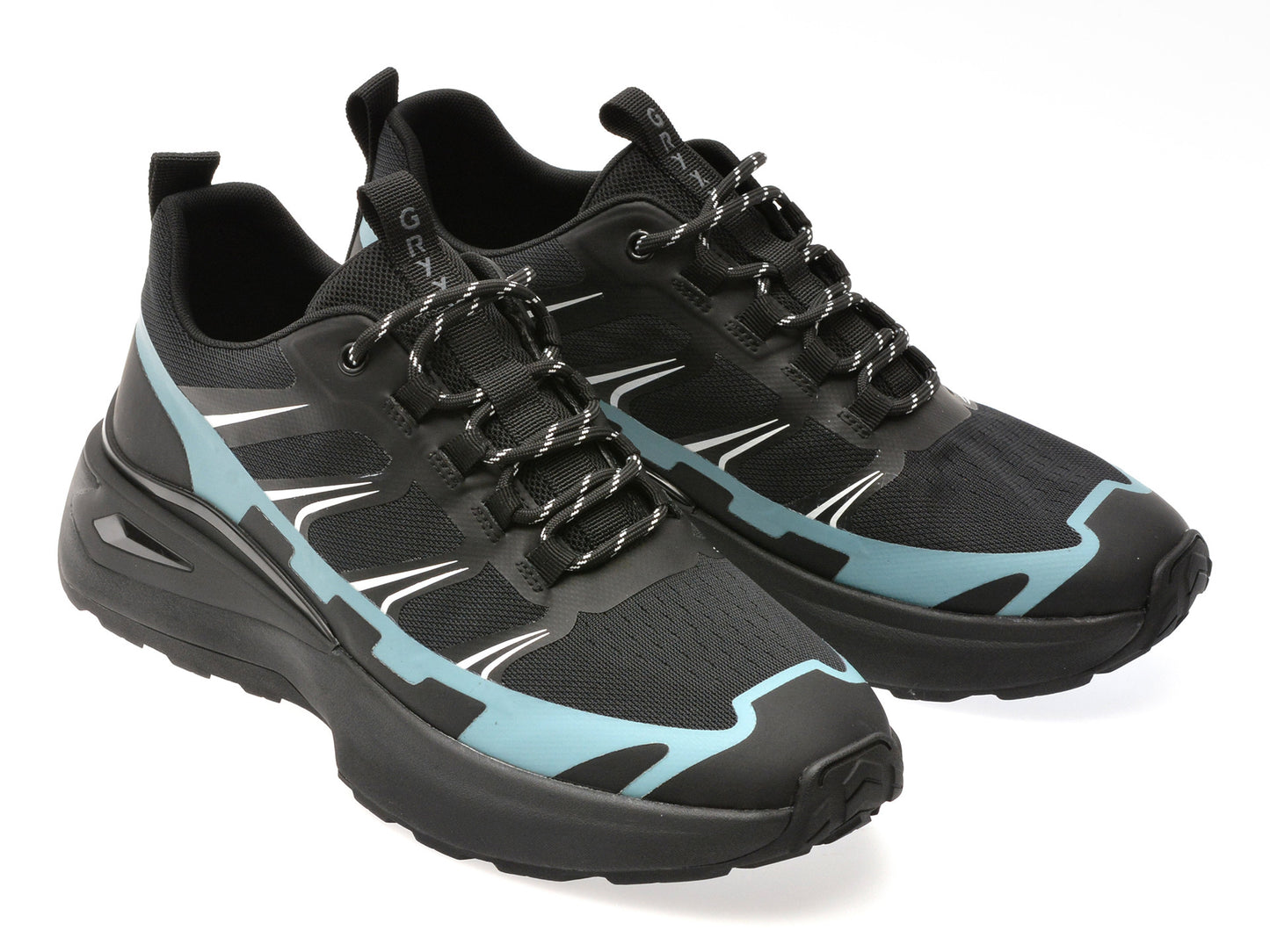 Pantofi sport GRYXA negri, GT4014, din material textil