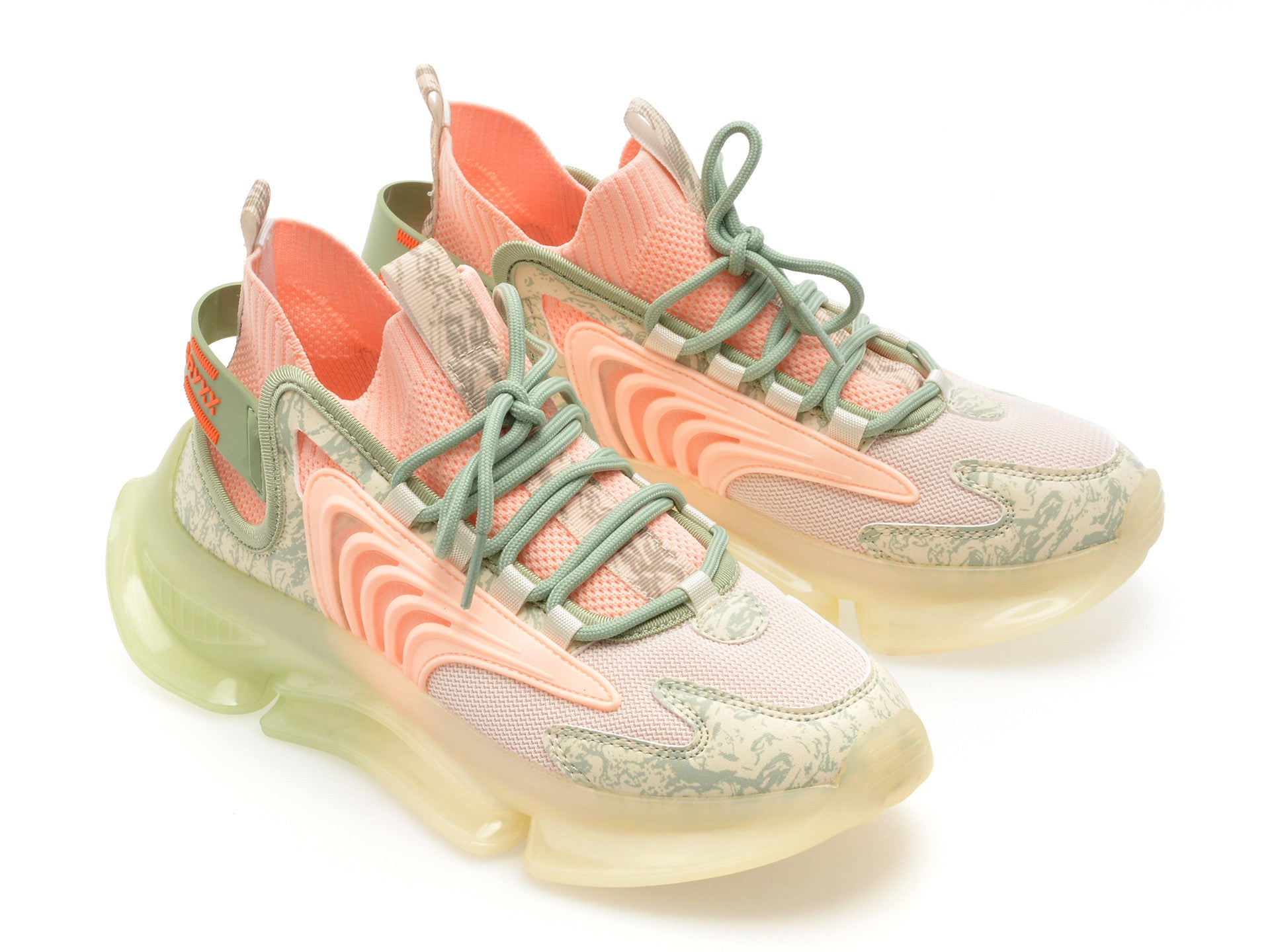 Pantofi sport GRYXA verzi, 21016, din material textil