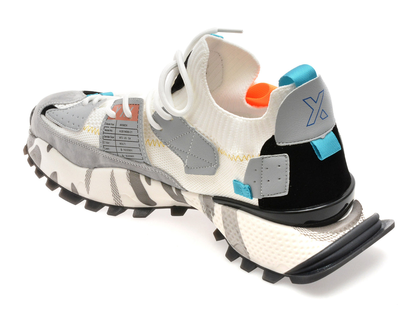 Pantofi sport GRYXA portocalii, 18159, din material textil