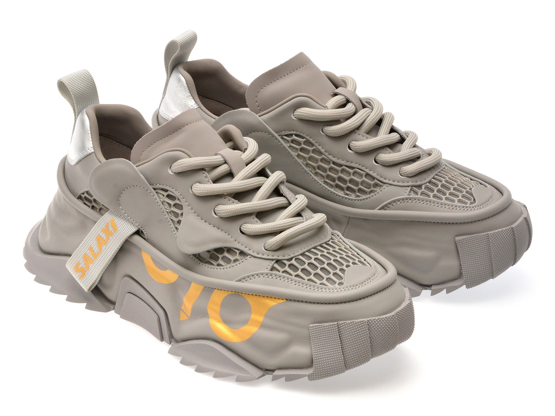 Pantofi sport GRYXA gri, S24, din material textil