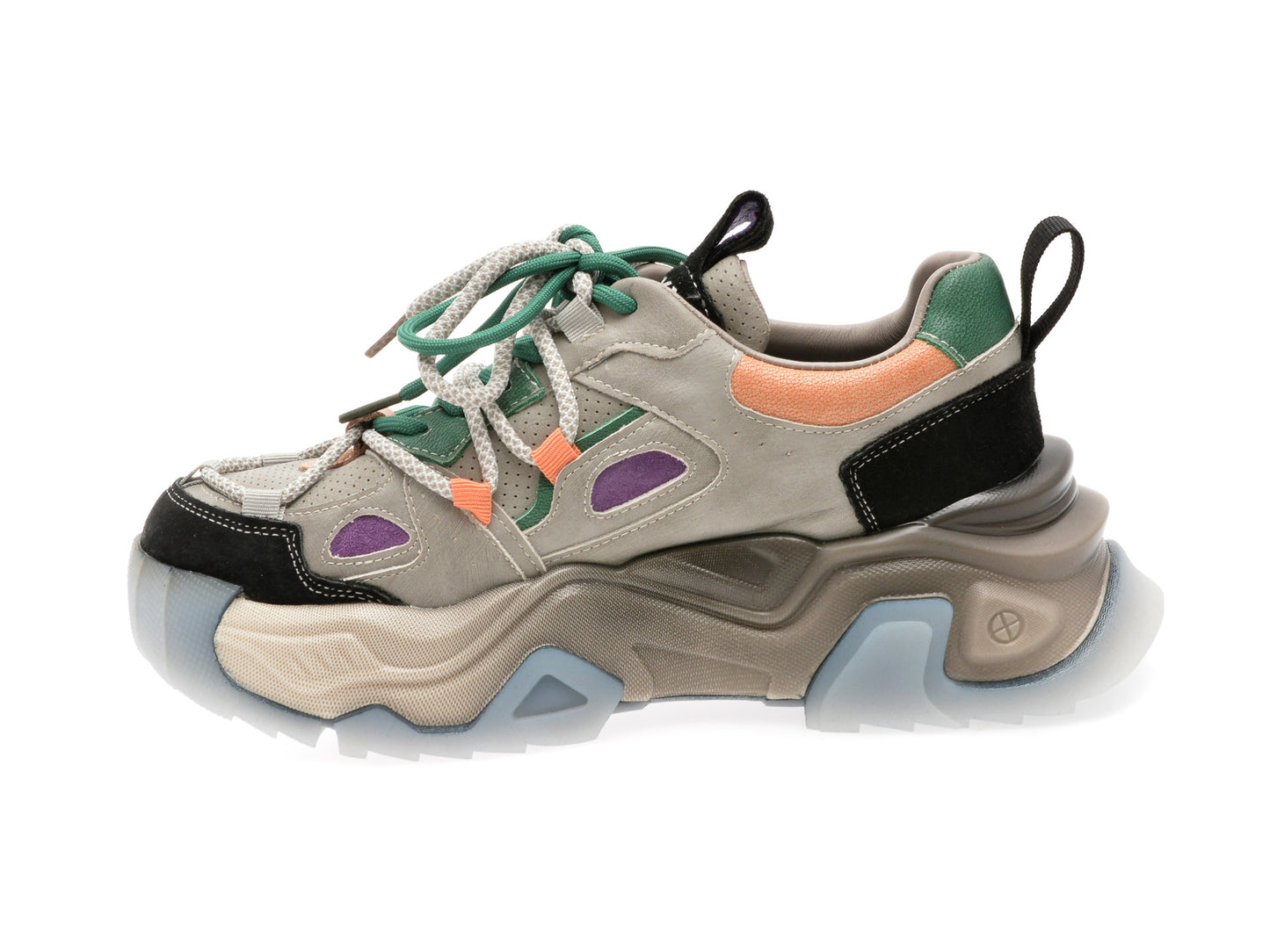 Pantofi sport GRYXA gri, 6968, din piele naturala