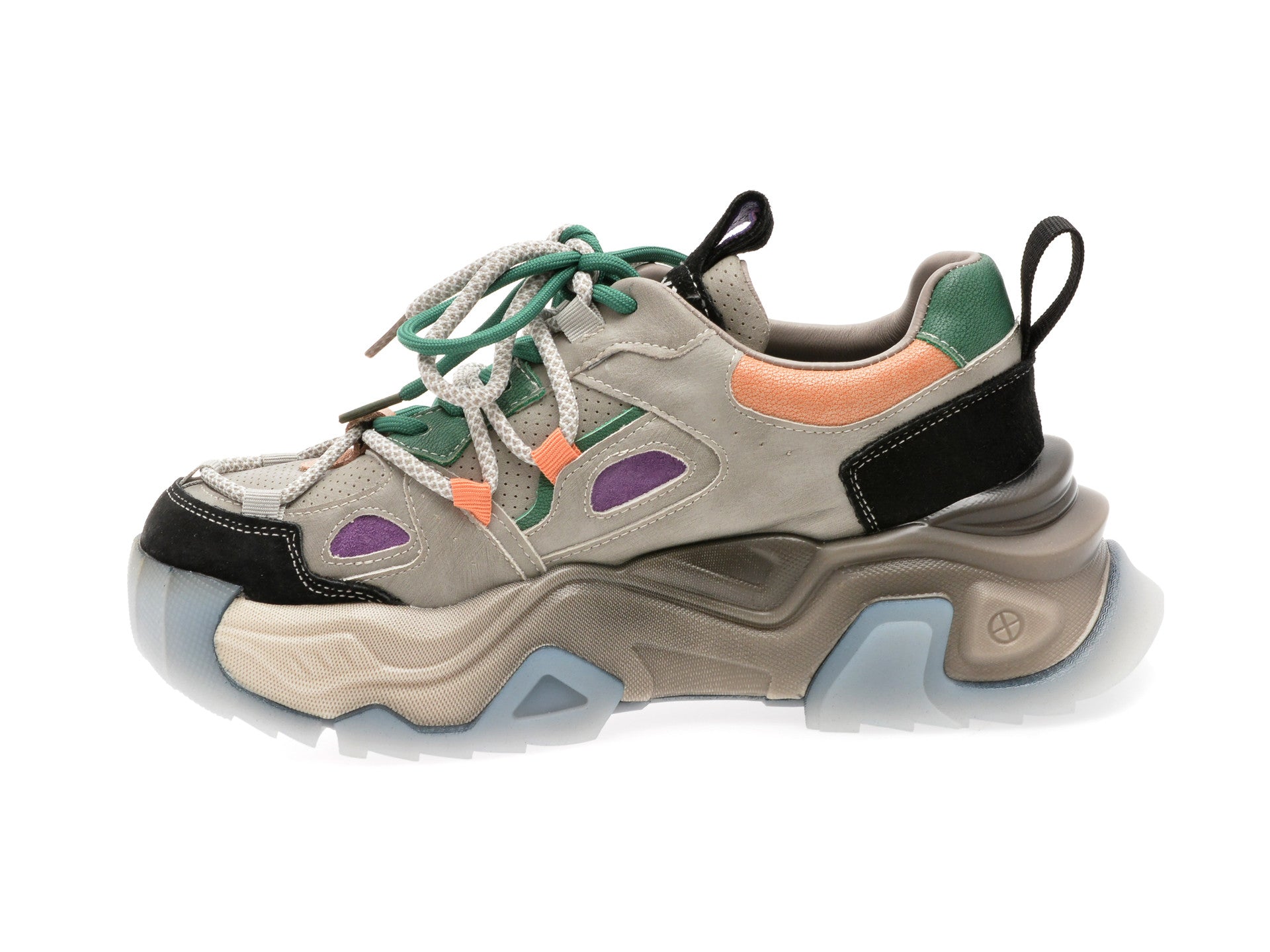 Pantofi sport GRYXA gri, 6968, din piele naturala