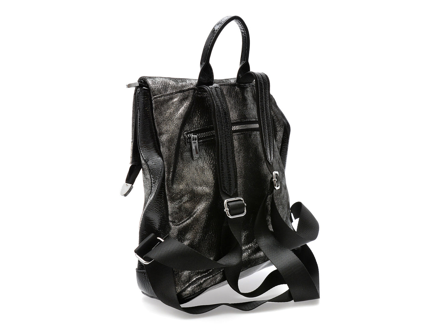 Rucsac GRYXA negru, 64144, din piele ecologica