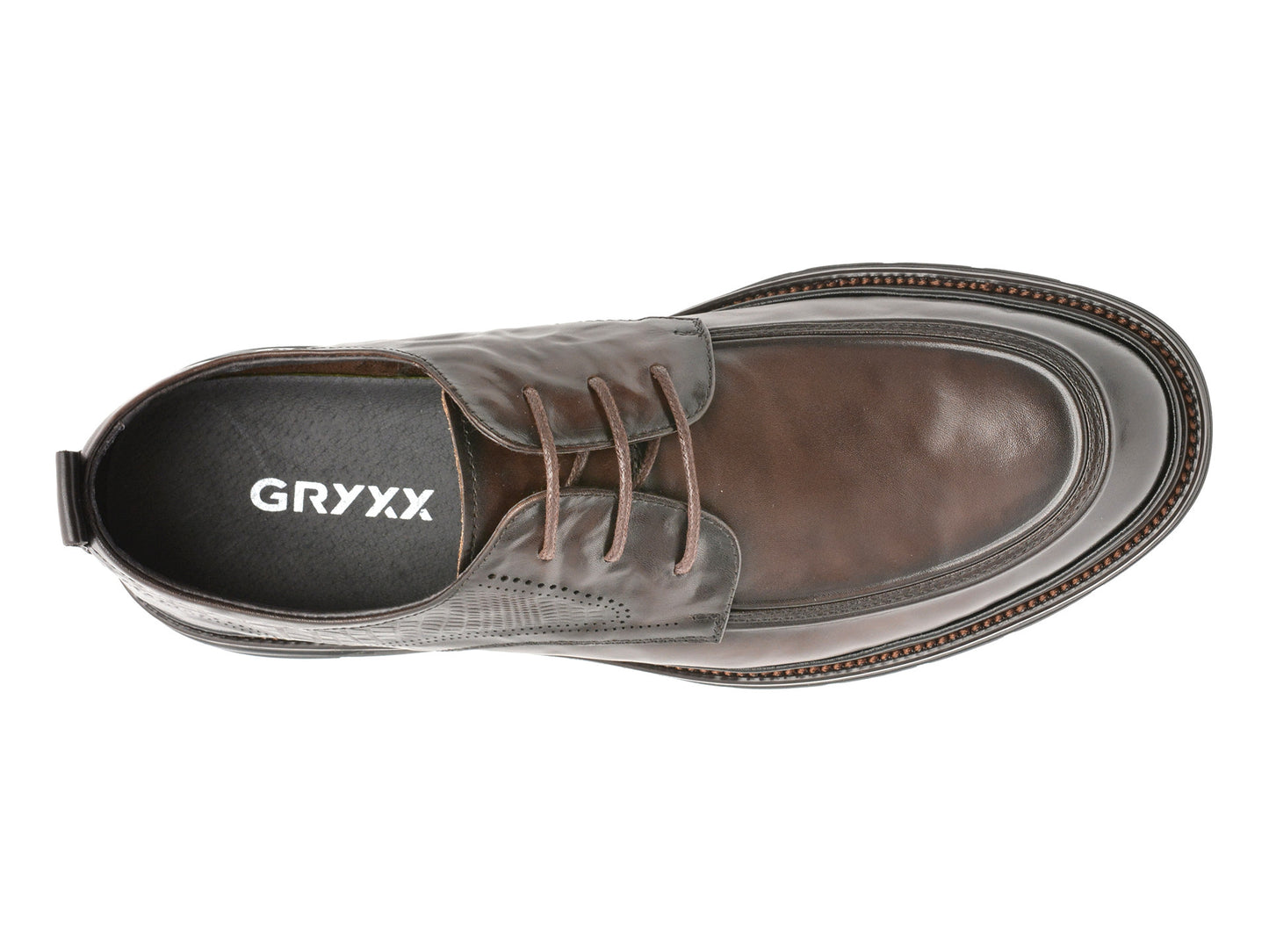 Pantofi eleganti GRYXA maro, 98218, din piele naturala