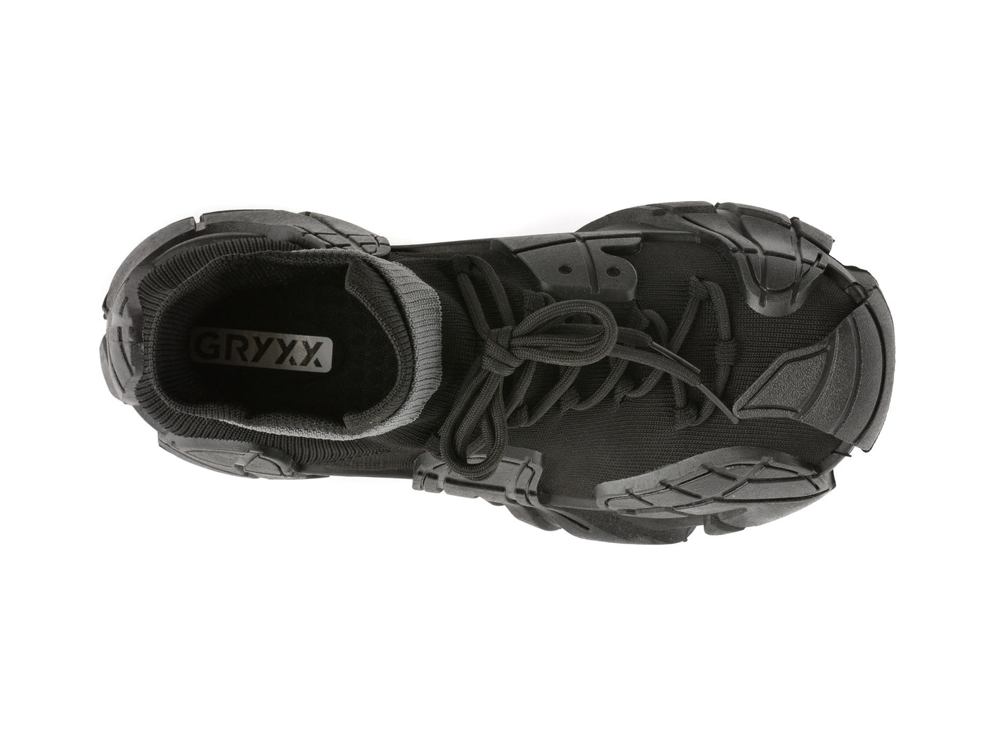 Pantofi sport GRYXA negri, 8809, din material textil