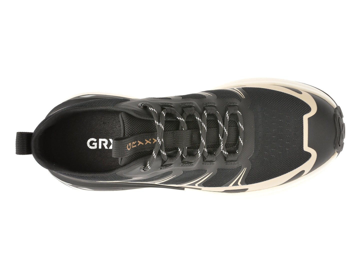 Pantofi sport GRYXA negri, GT4014, din material textil