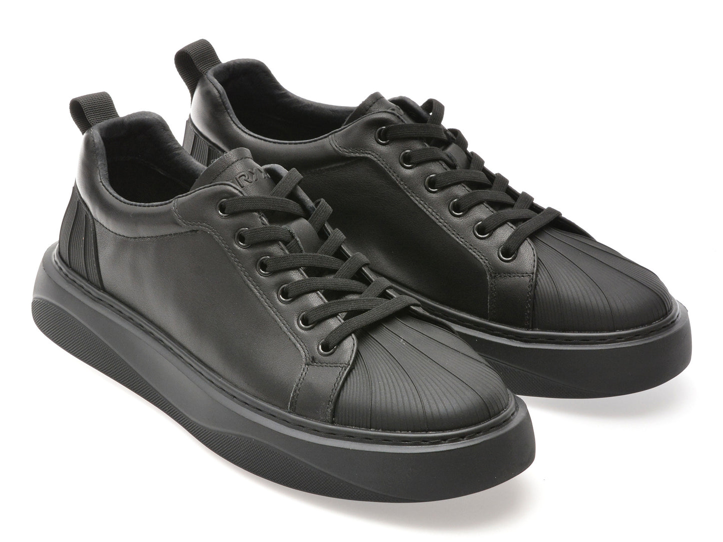 Pantofi sport GRYXA negri, 80311, din piele naturala
