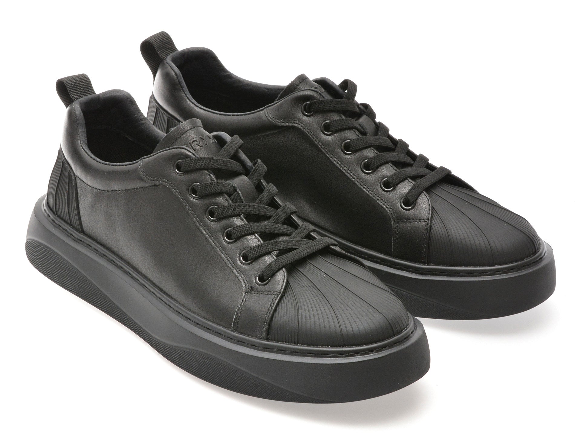 Pantofi sport GRYXA negri, 80311, din piele naturala