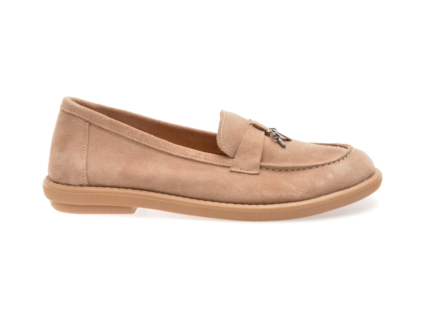 Mocasini GRYXA bej, 617871, din piele intoarsa