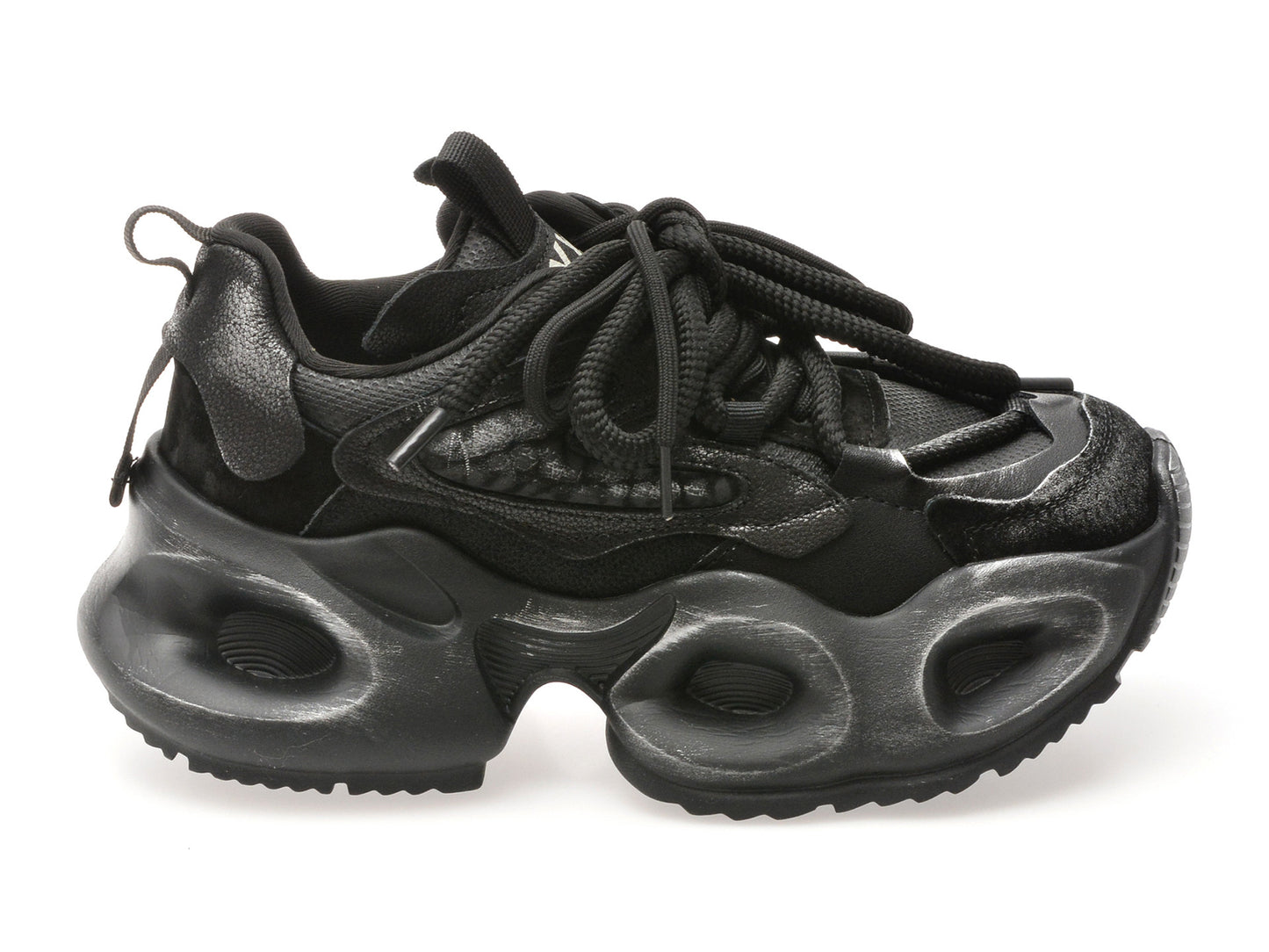 Pantofi sport GRYXA negri, 30372, din material textil