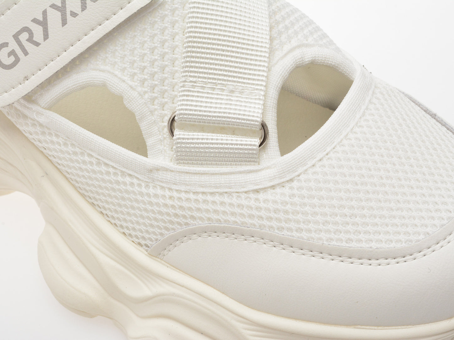 Pantofi sport GRYXA argintii, 537, din material textil
