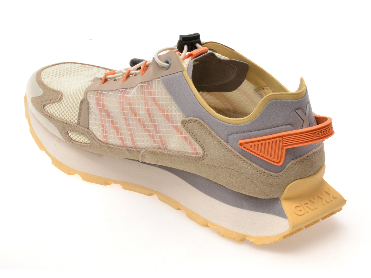 Pantofi sport GRYXA albi, 40049M, din material textil