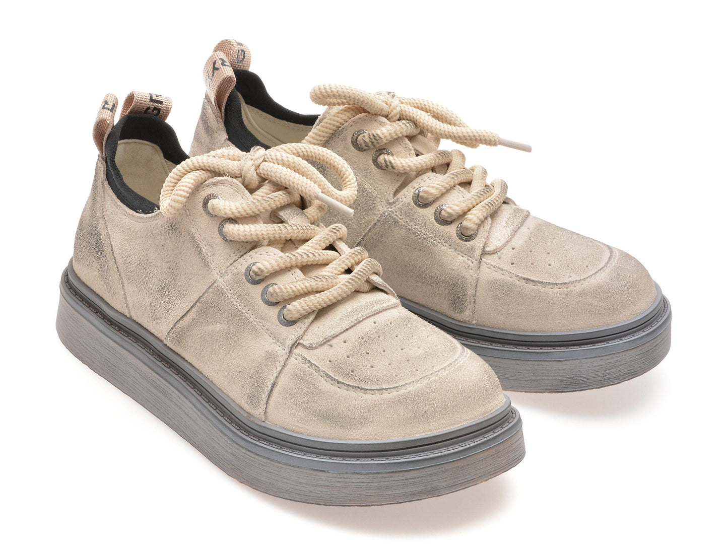 Pantofi sport GRYXA rosii, 10221, din piele intoarsa