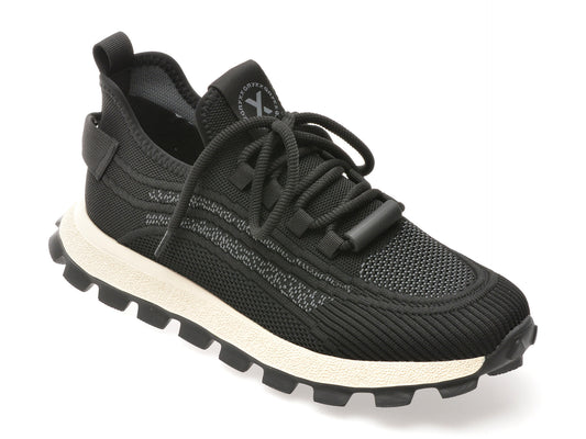 Pantofi sport GRYXA negri, 5212, din material textil