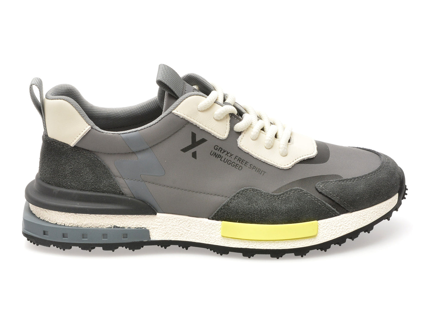 Pantofi sport GRYXA negri, 8286, din material textil