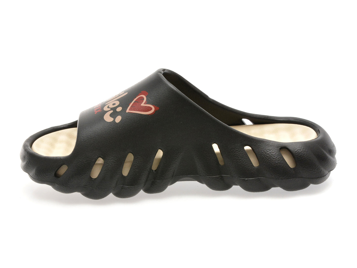 Papuci GRYXA negri, V6, din pvc