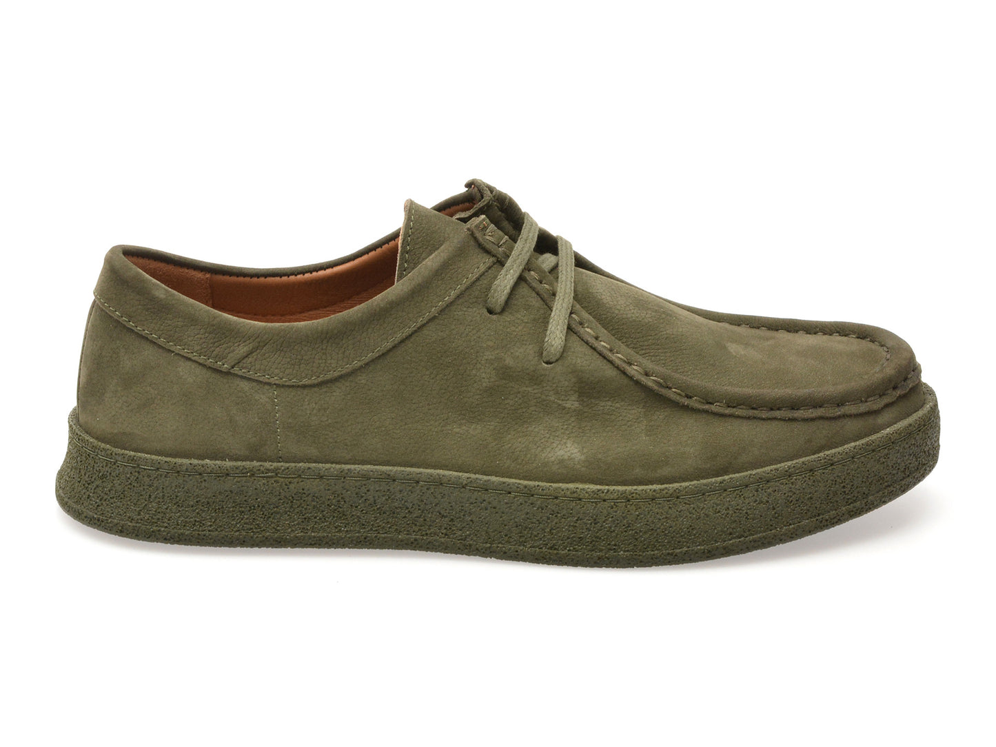 Mocasini GRYXA kaki, M71802, din nabuc
