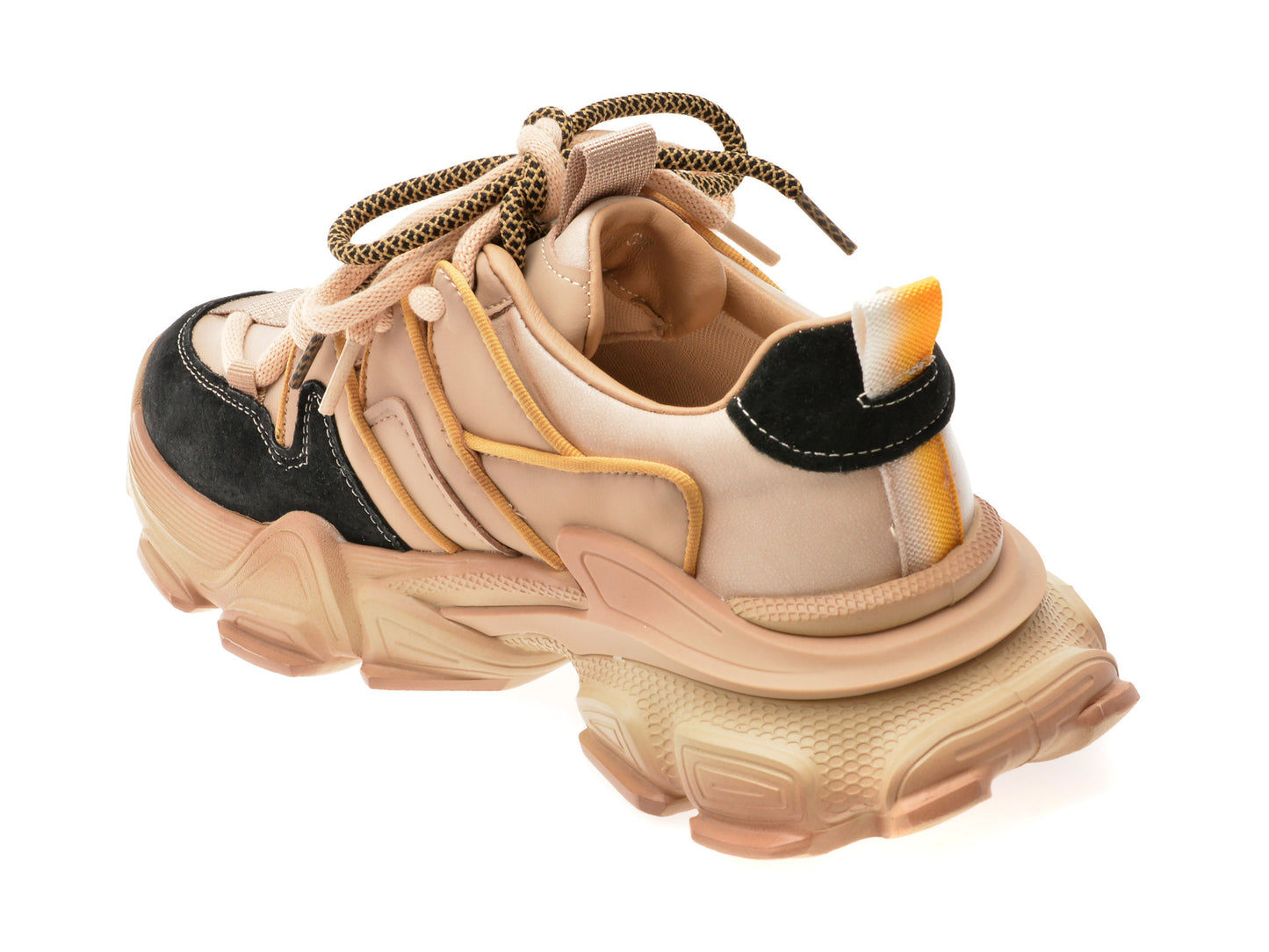 Pantofi sport GRYXA negri, 5752, din piele ecologica