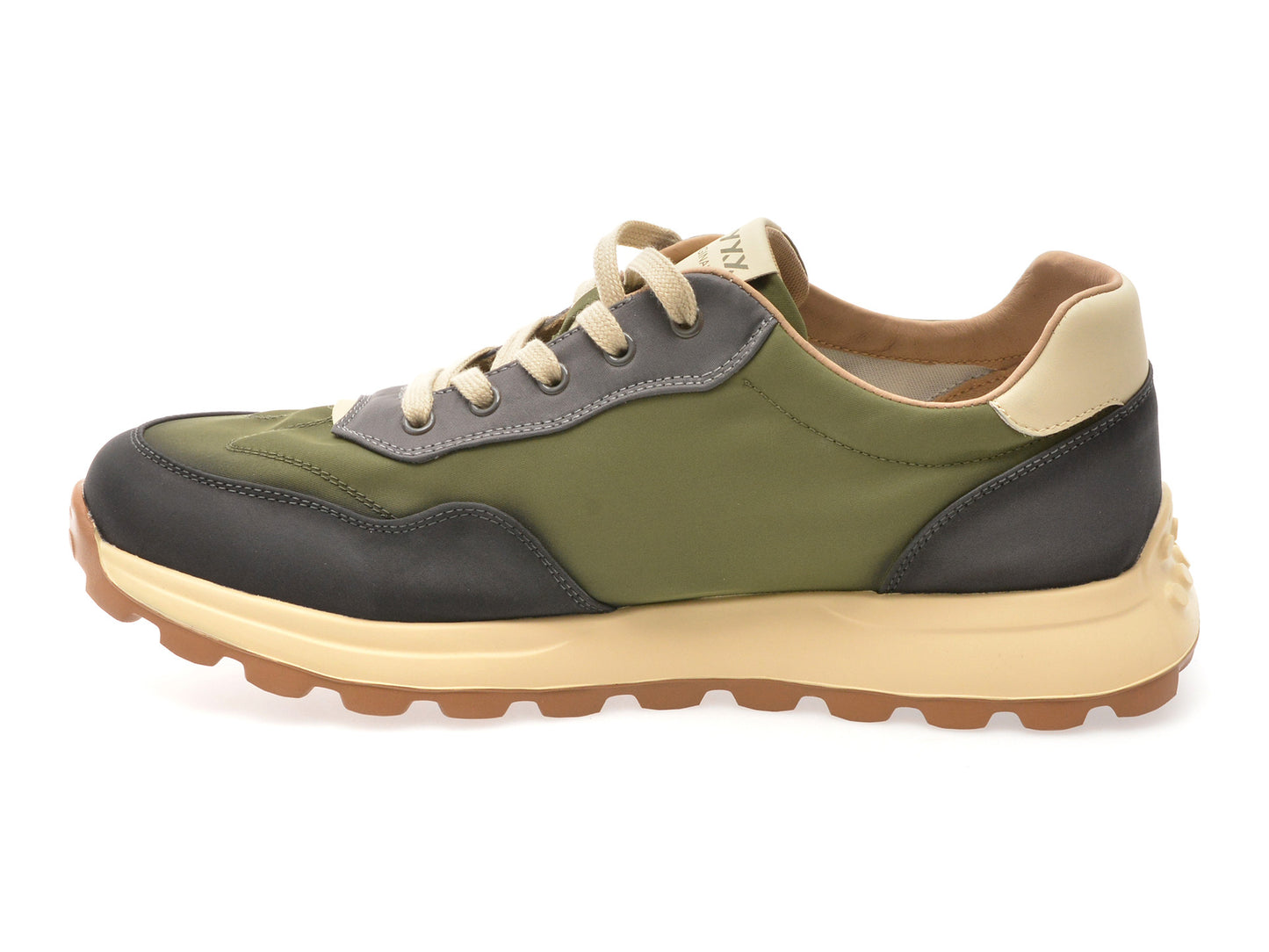 Pantofi sport GRYXA kaki, 5771, din material textil
