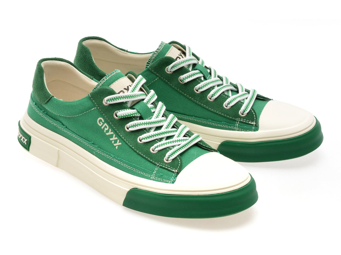 Pantofi sport GRYXA verzi, T871, din material textil