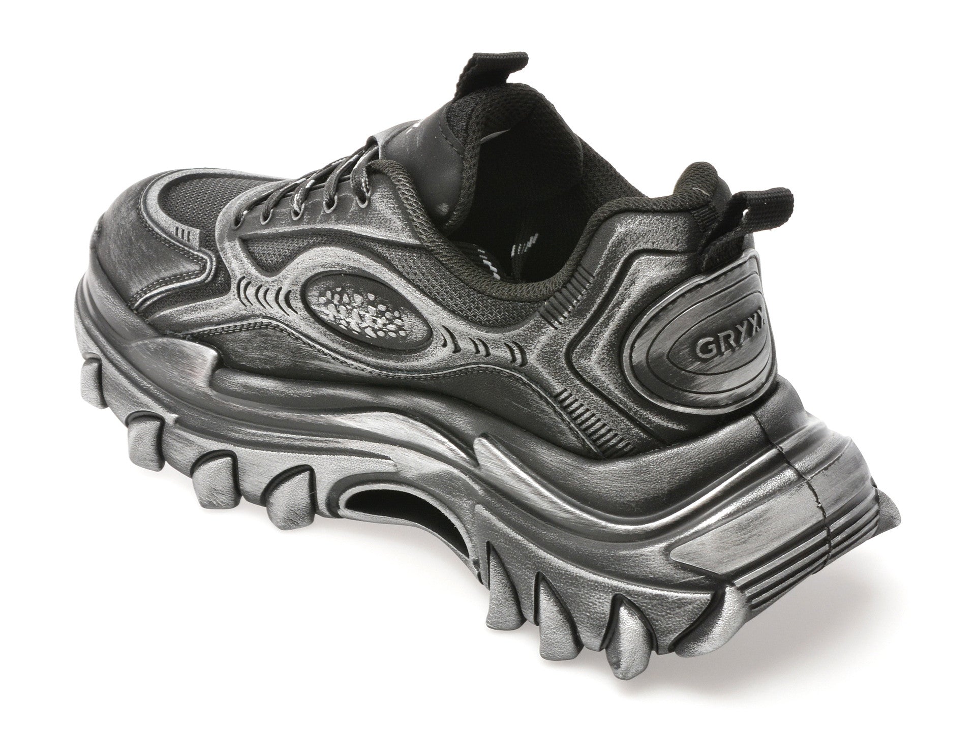 Pantofi sport GRYXA gri, 3833, din piele naturala