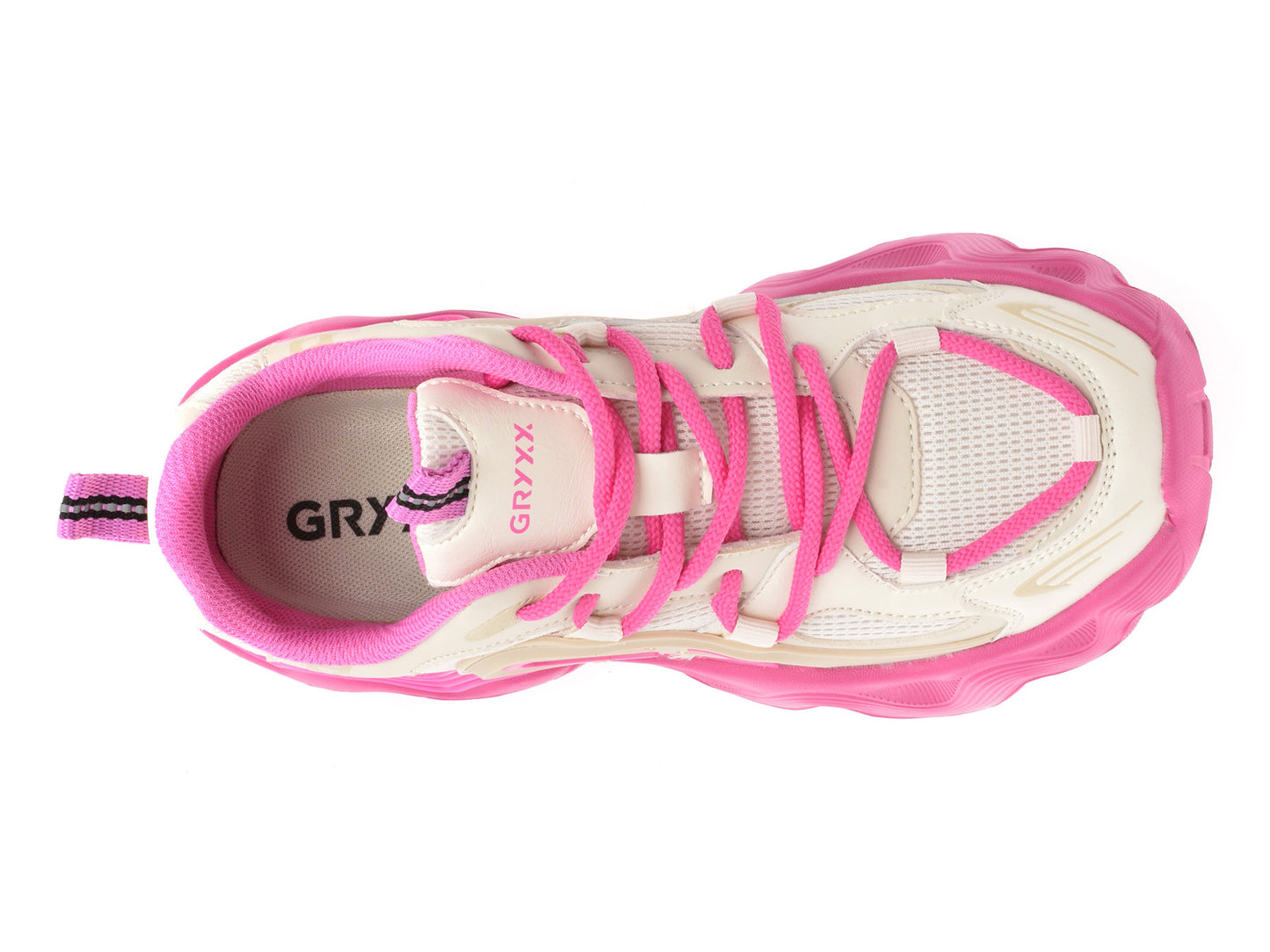Pantofi sport GRYXA fucsia, 36398, din material textil