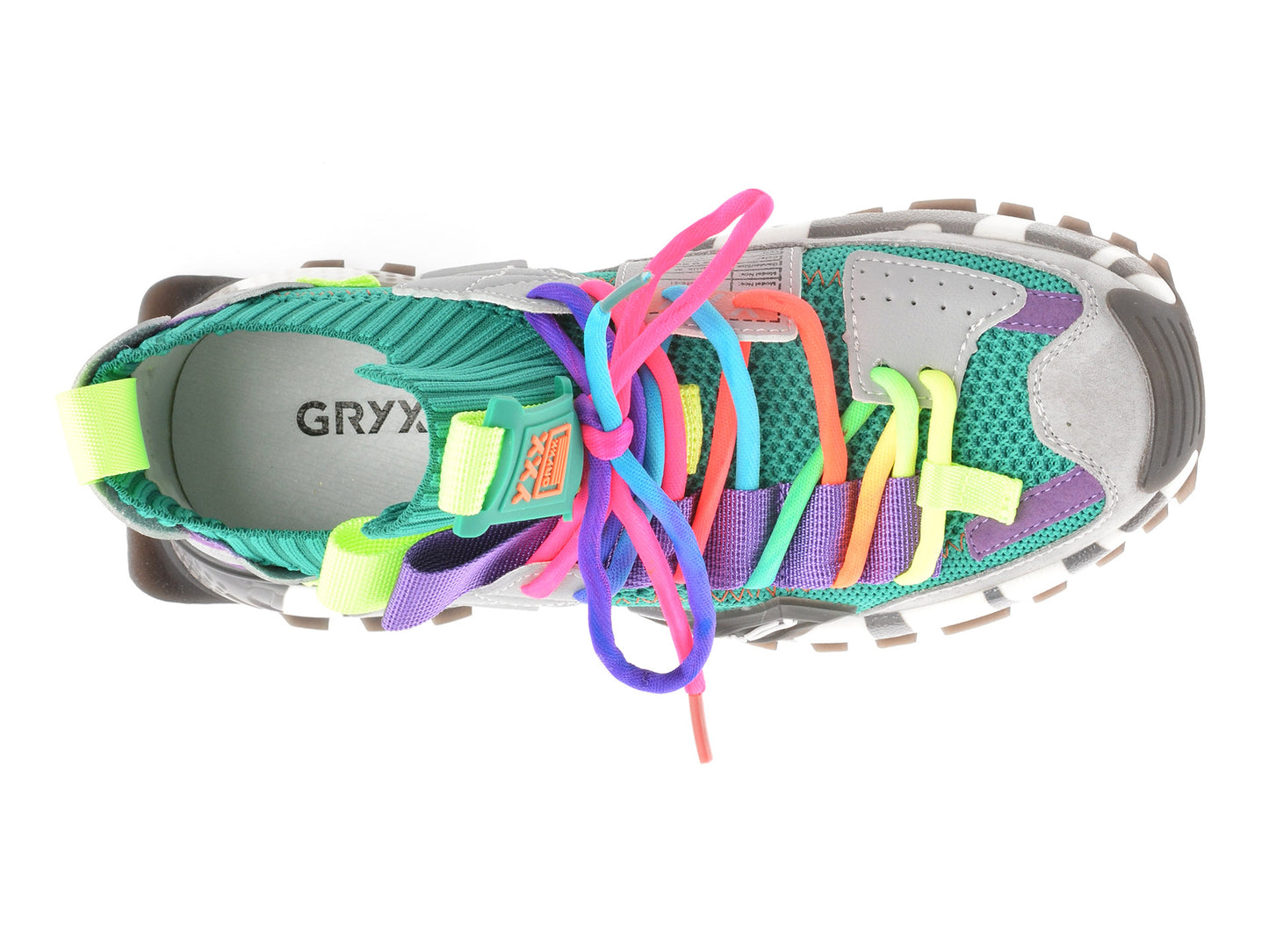 Pantofi sport GRYXA portocalii, 18159, din material textil