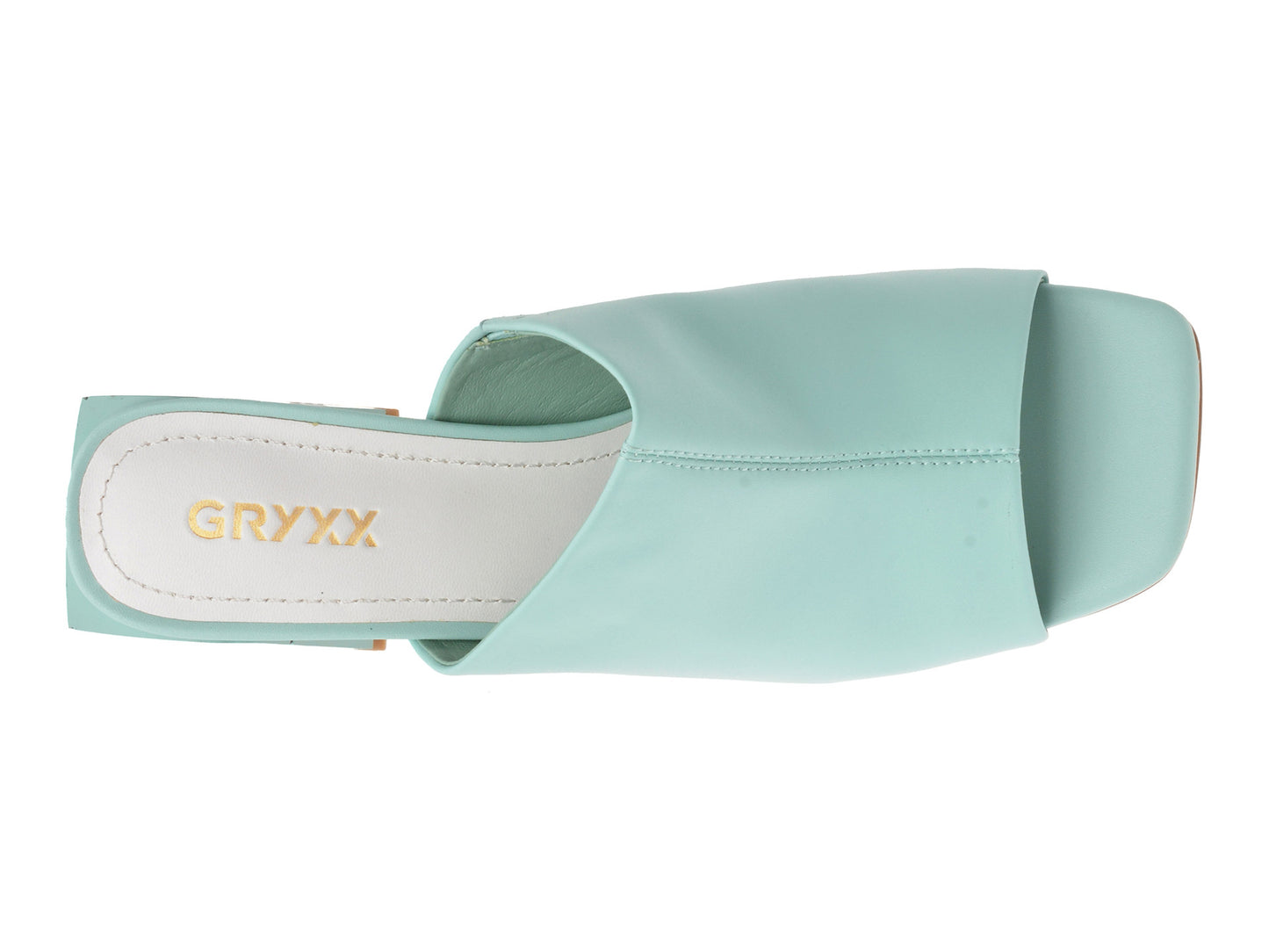 Papuci GRYXA nude, A212, din piele naturala