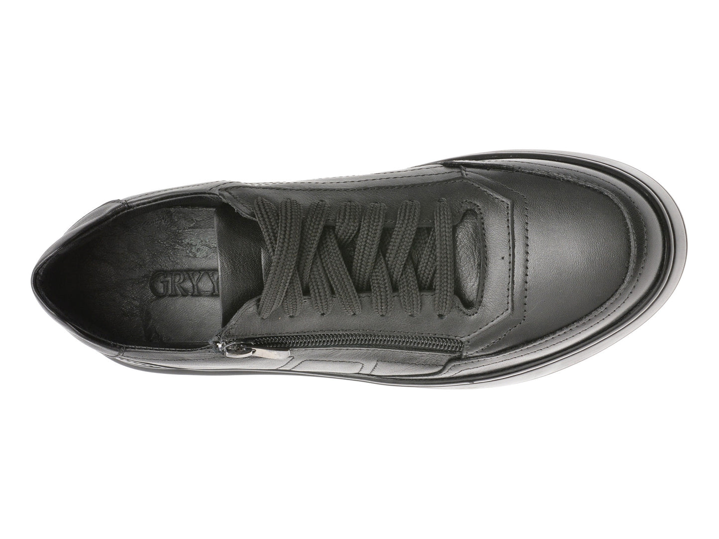 Pantofi sport GRYXA albi, MB1200, din piele naturala