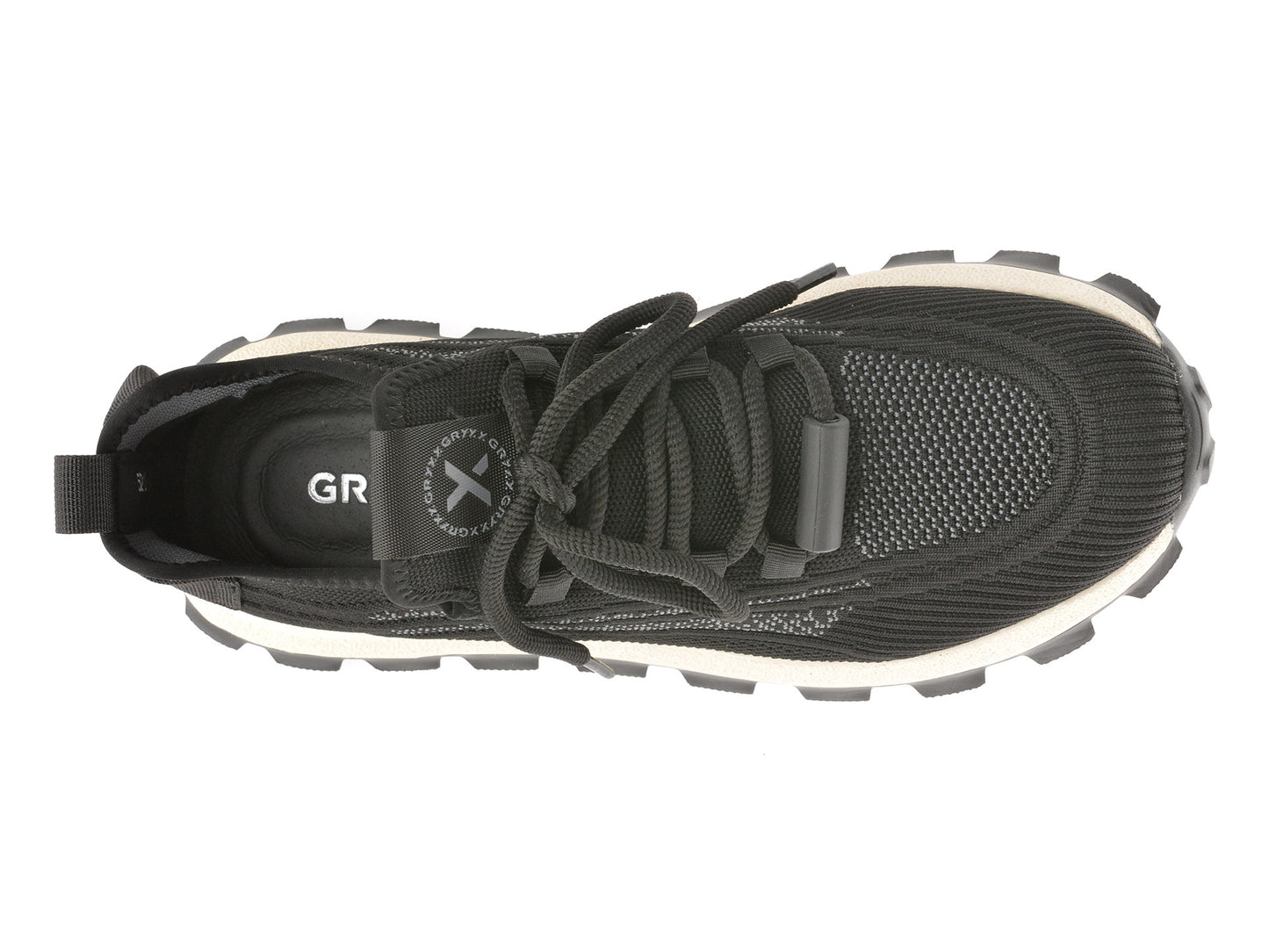 Pantofi sport GRYXA negri, 5212, din material textil