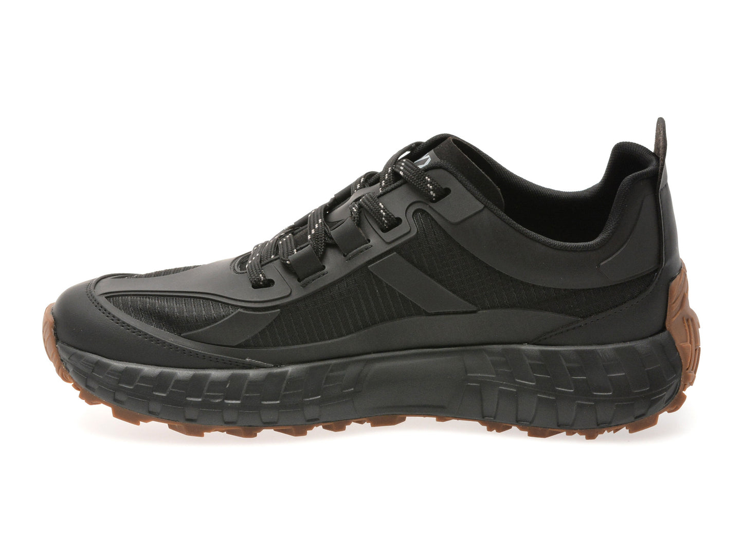 Pantofi sport GRYXA negri, A166, din material textil
