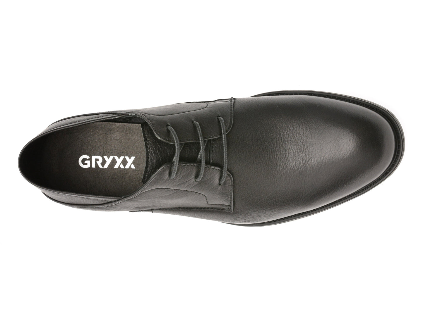Pantofi eleganti GRYXA negri, WH133, din piele naturala