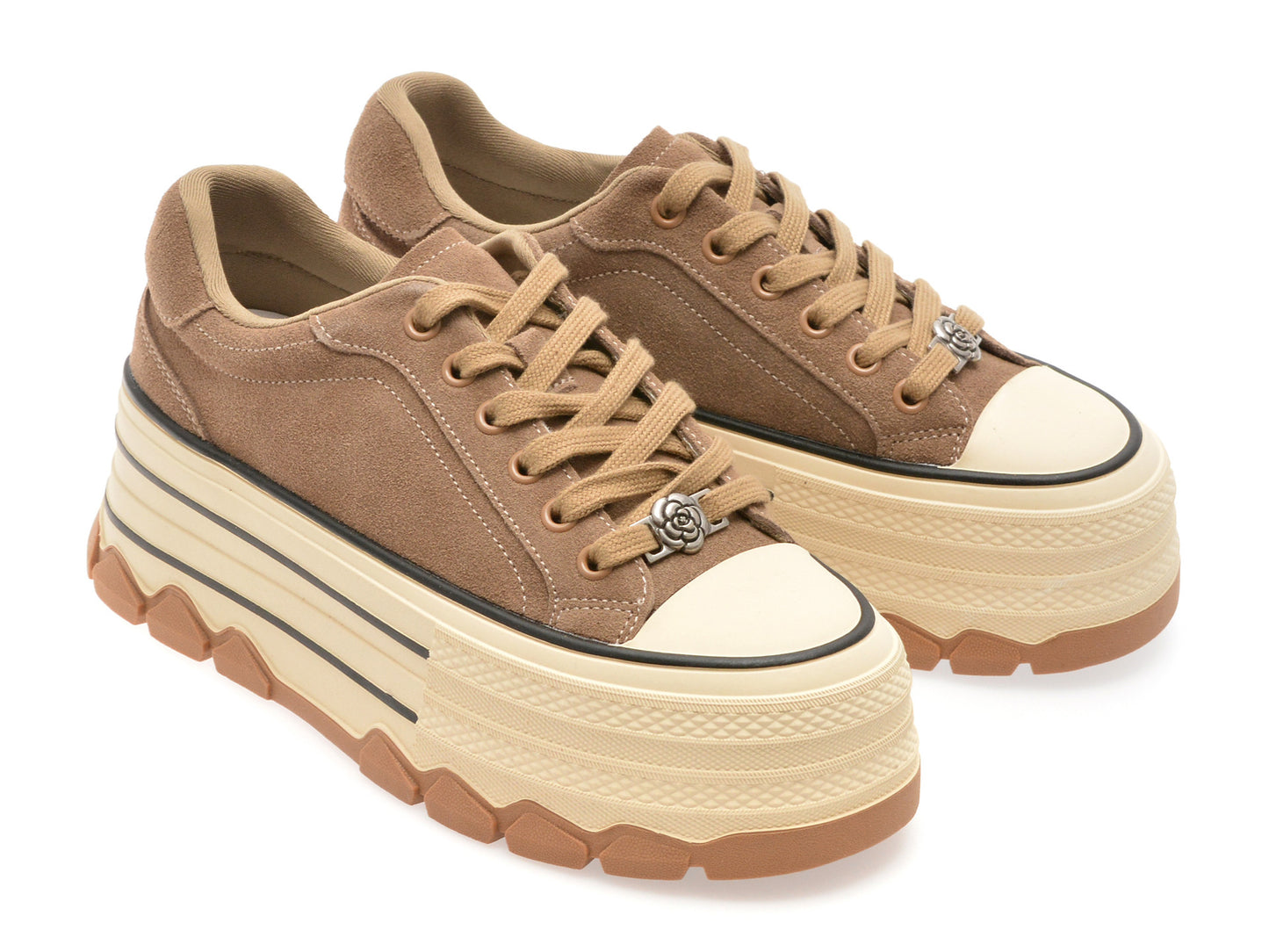 Pantofi sport GRYXA gri, 1291, din piele intoarsa