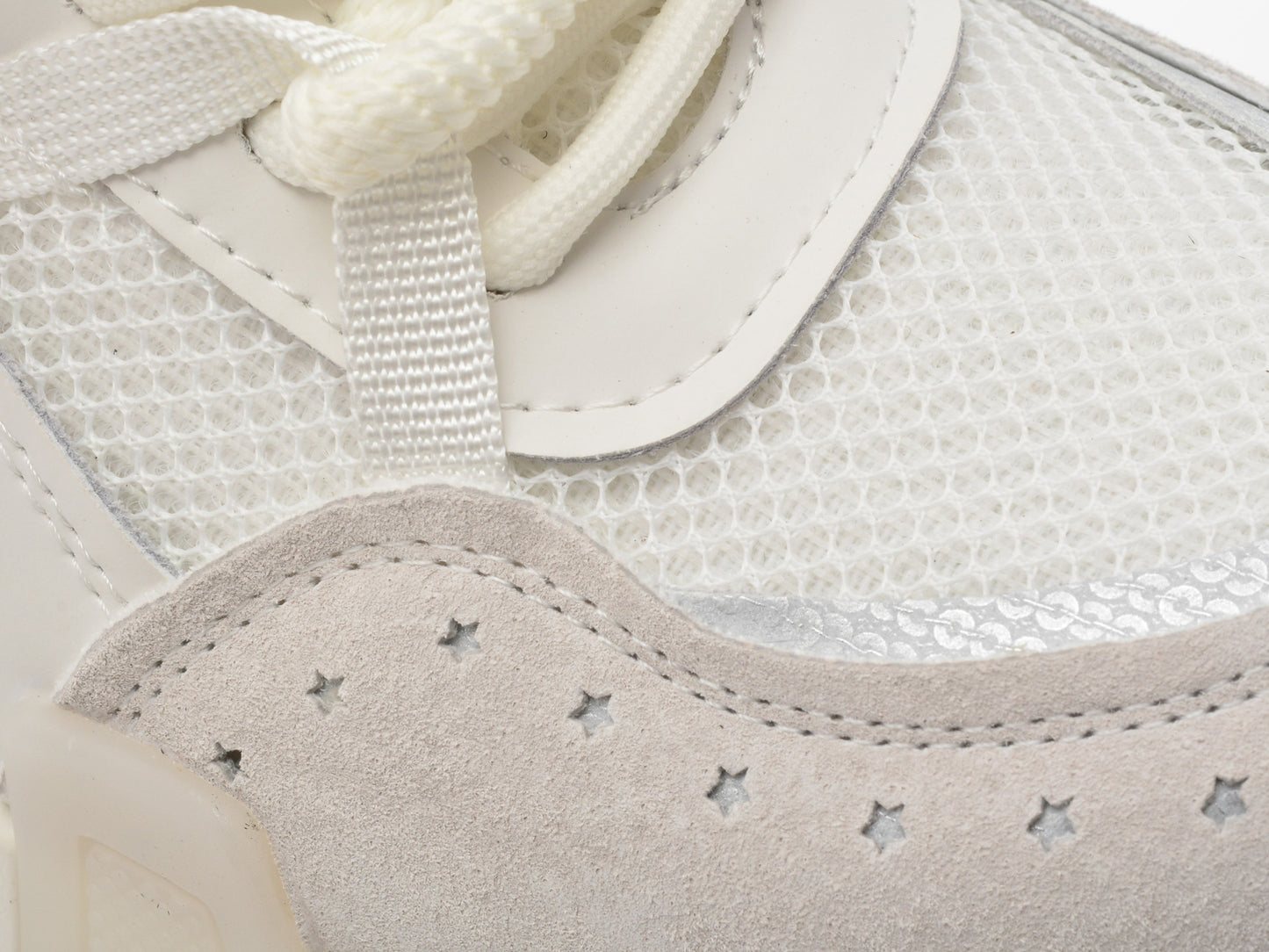 Pantofi sport GRYXA albi, 90511, din material textil