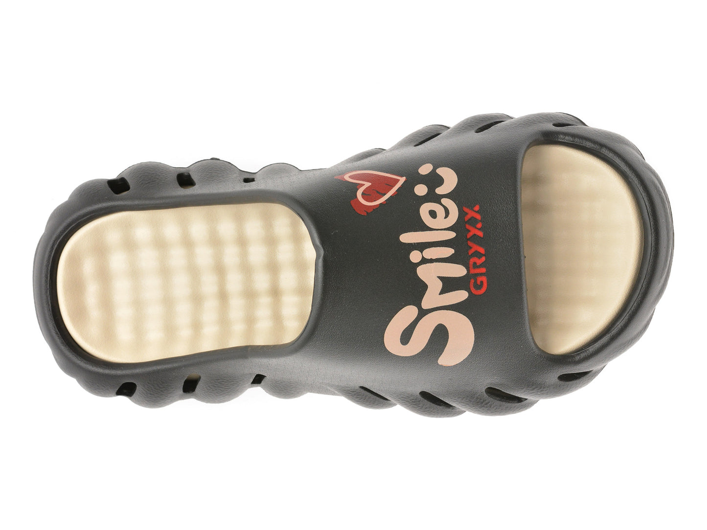 Papuci GRYXA negri, V6, din pvc