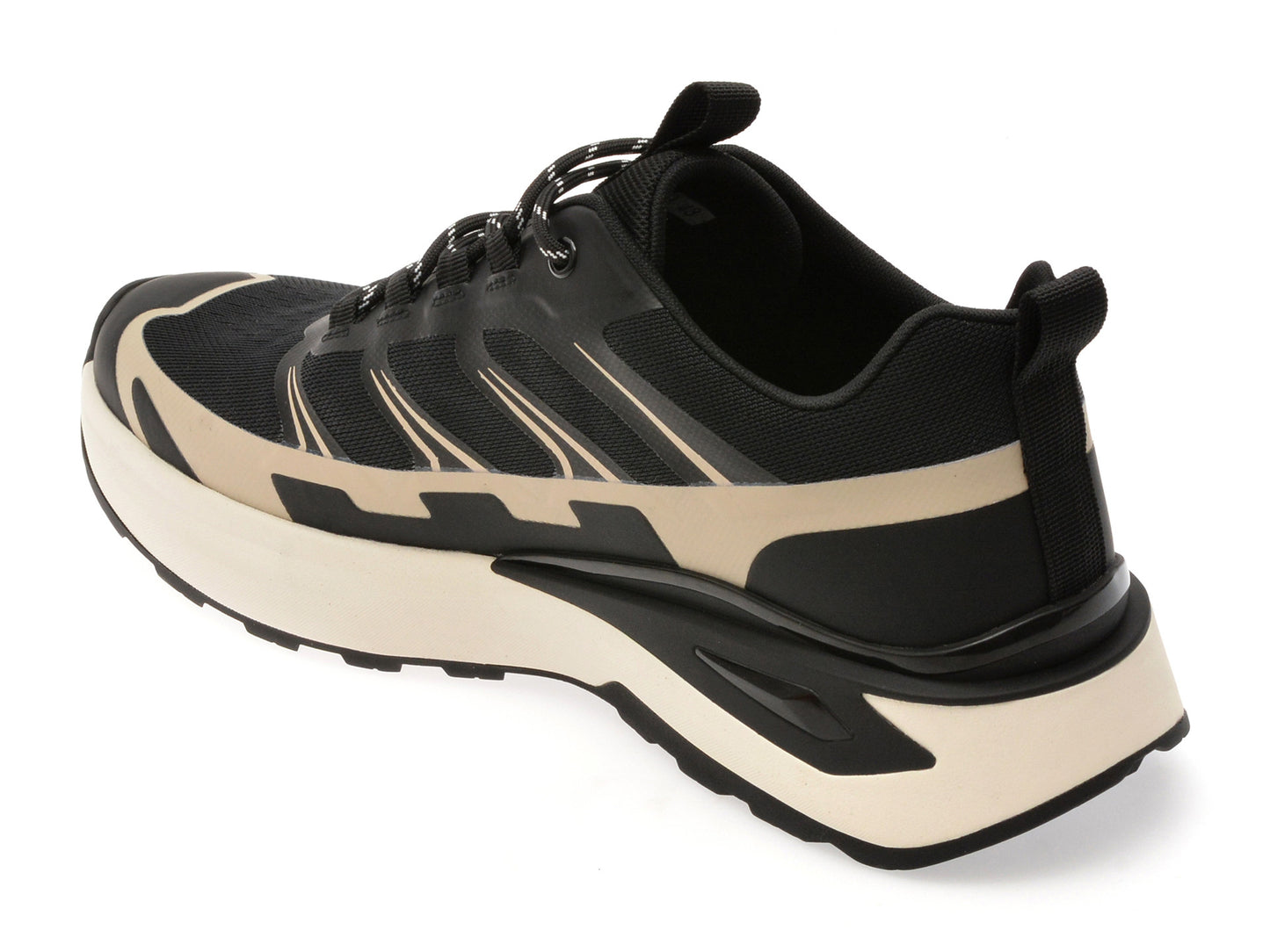 Pantofi sport GRYXA negri, GT4014, din material textil