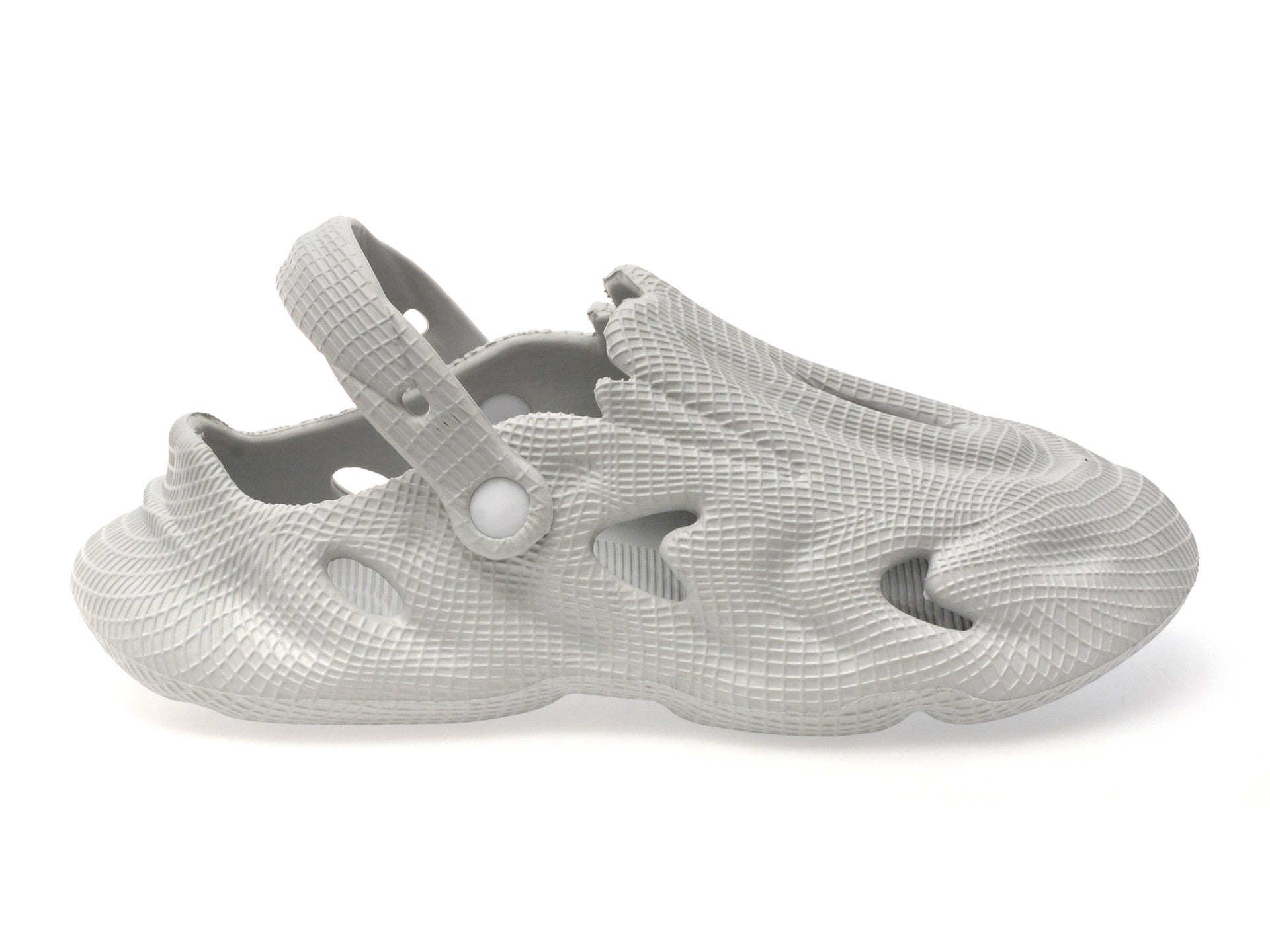 Papuci GRYXA gri, YD1001, din pvc