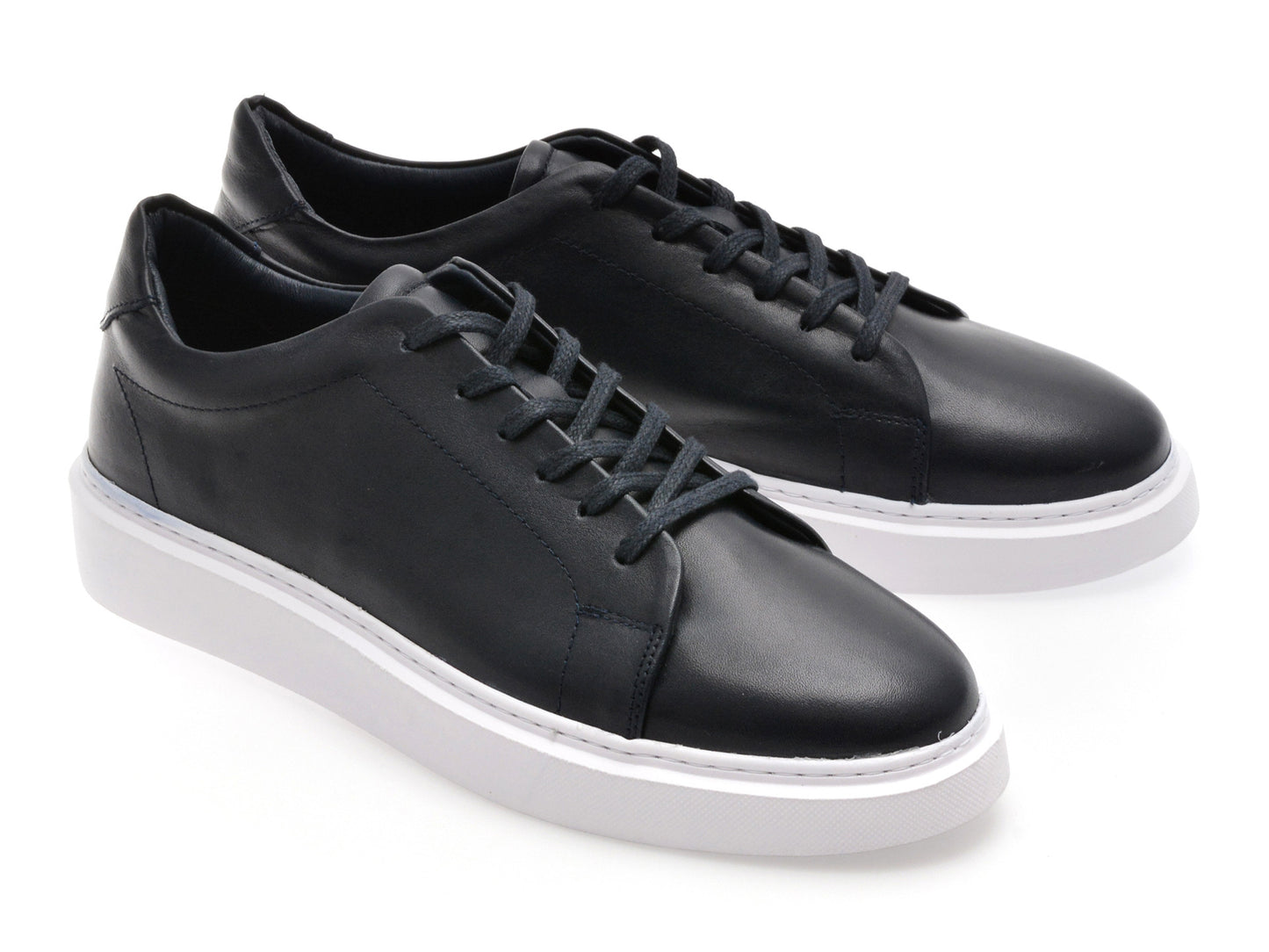 Pantofi sport GRYXA albi, M7162, din piele naturala